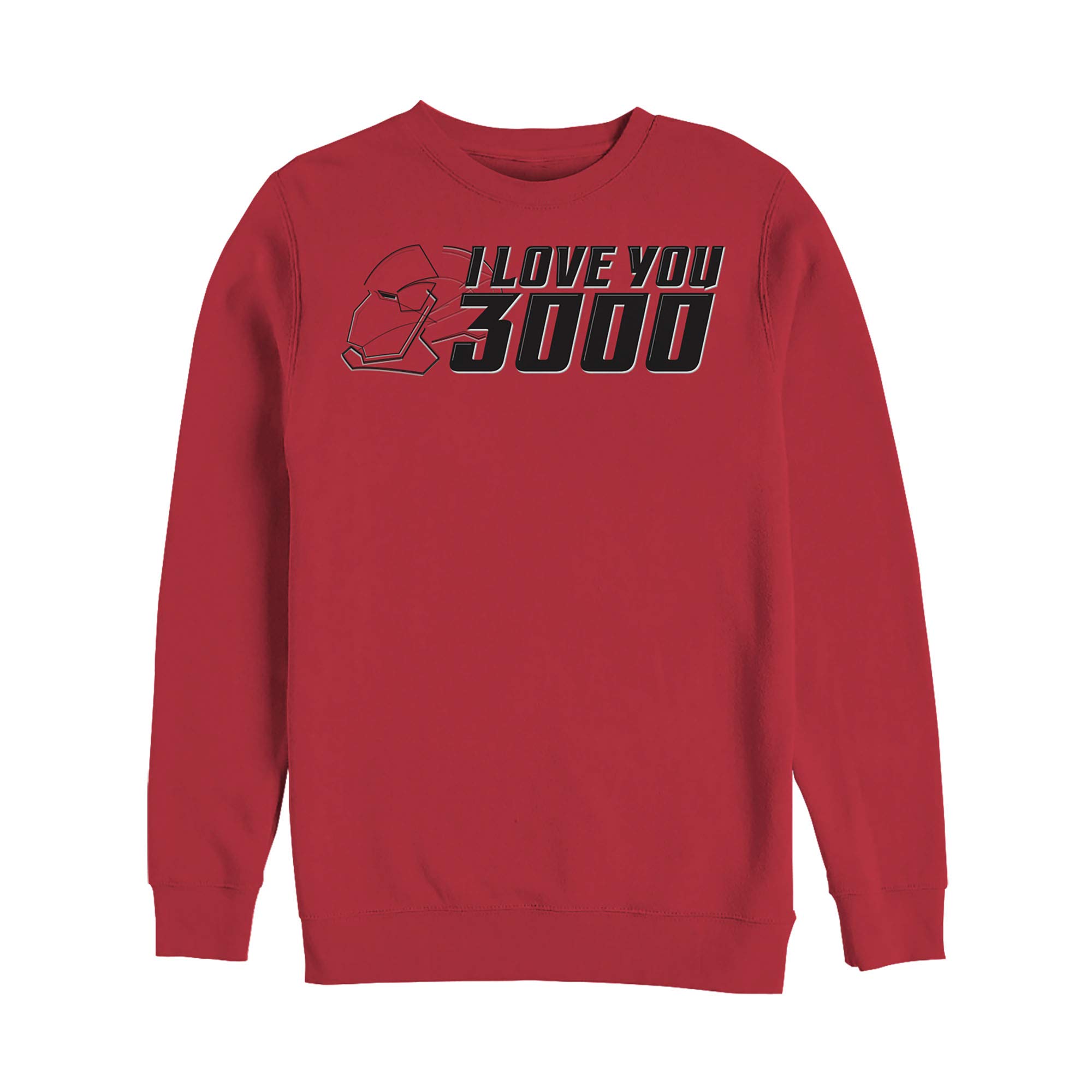 Marvel Men's Love You 3000 Iron Man Graphic Hoodie - Cool Superhero Sweatshirt for Marvel Fans, Cosplay & Casual Wear