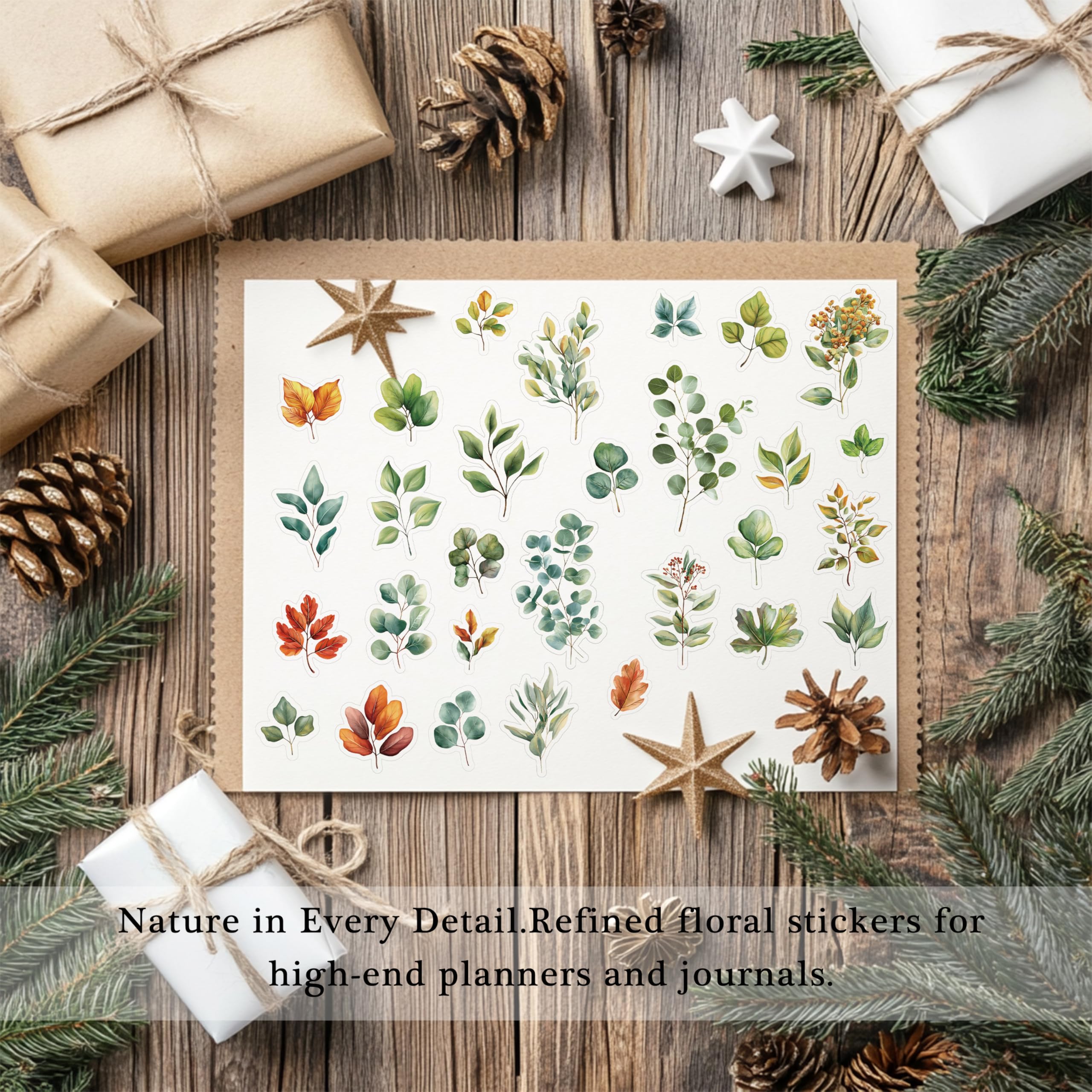 500 Pieces Pressed Flower Stickers (36 Sheets) - Dried Flower Decals for Scrapbooking, Junk Journals, Bullet Journals & Planners - Perfect for DIY Crafts, Memory Books & Stationery Decoration