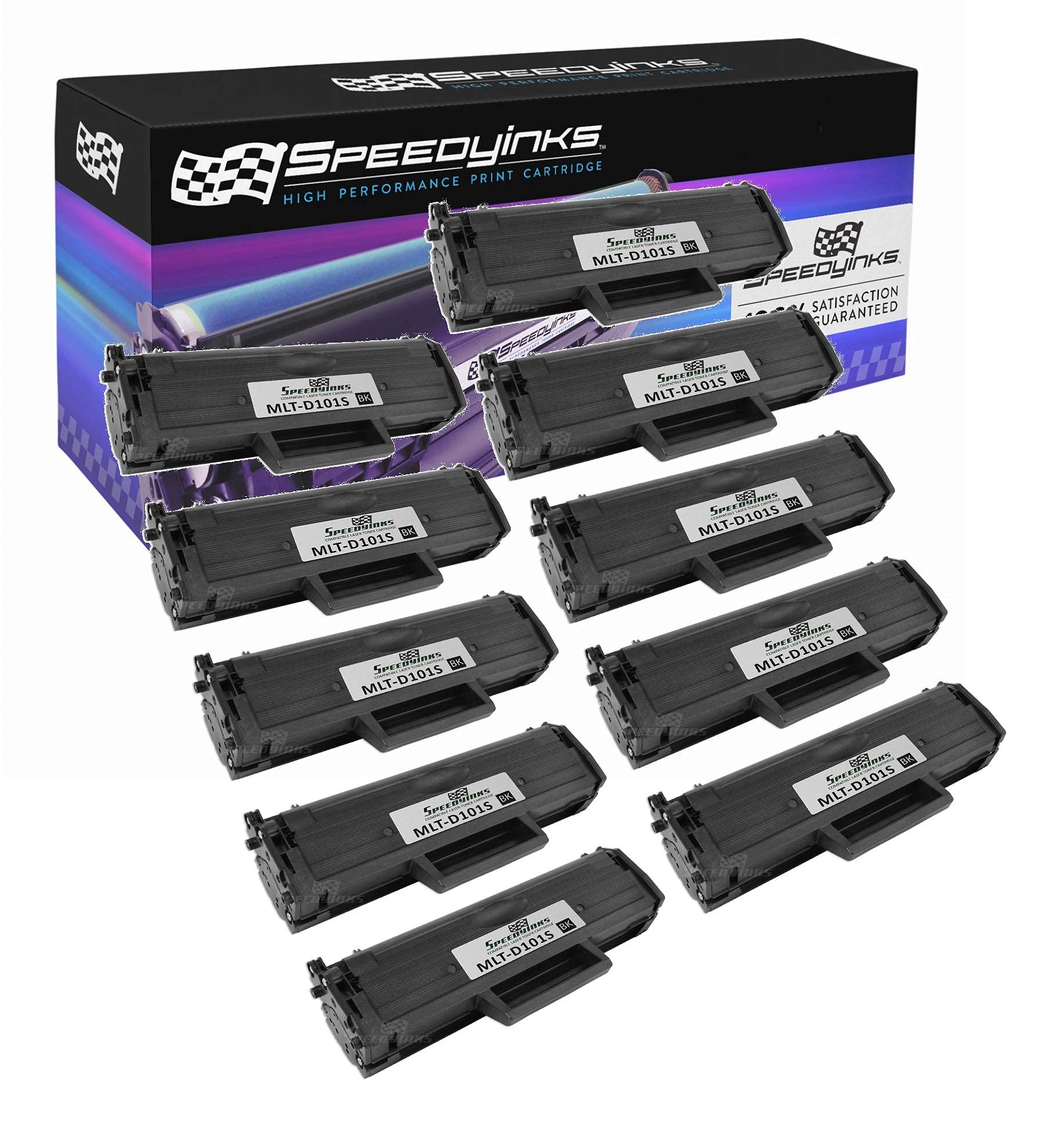 High-Quality Samsung MLT-D101S Compatible Toner Cartridge (10-Pack, Black) - Fast Printing, Reliable Performance for Home & Office Use