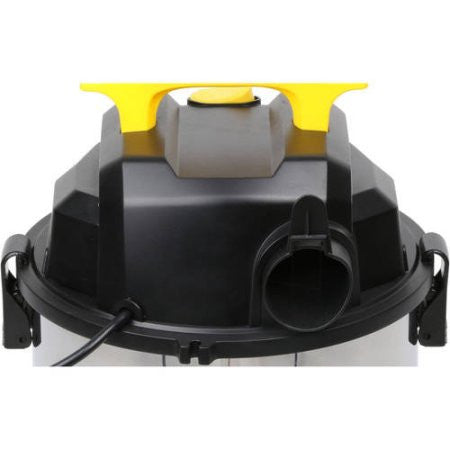 Stanley SL18301 4B 4 Gallon Wet/Dry Vacuum Cleaner - 4 Peak HP, Stainless Steel Tank - Ideal for Garage, Workshop & Home Cleaning