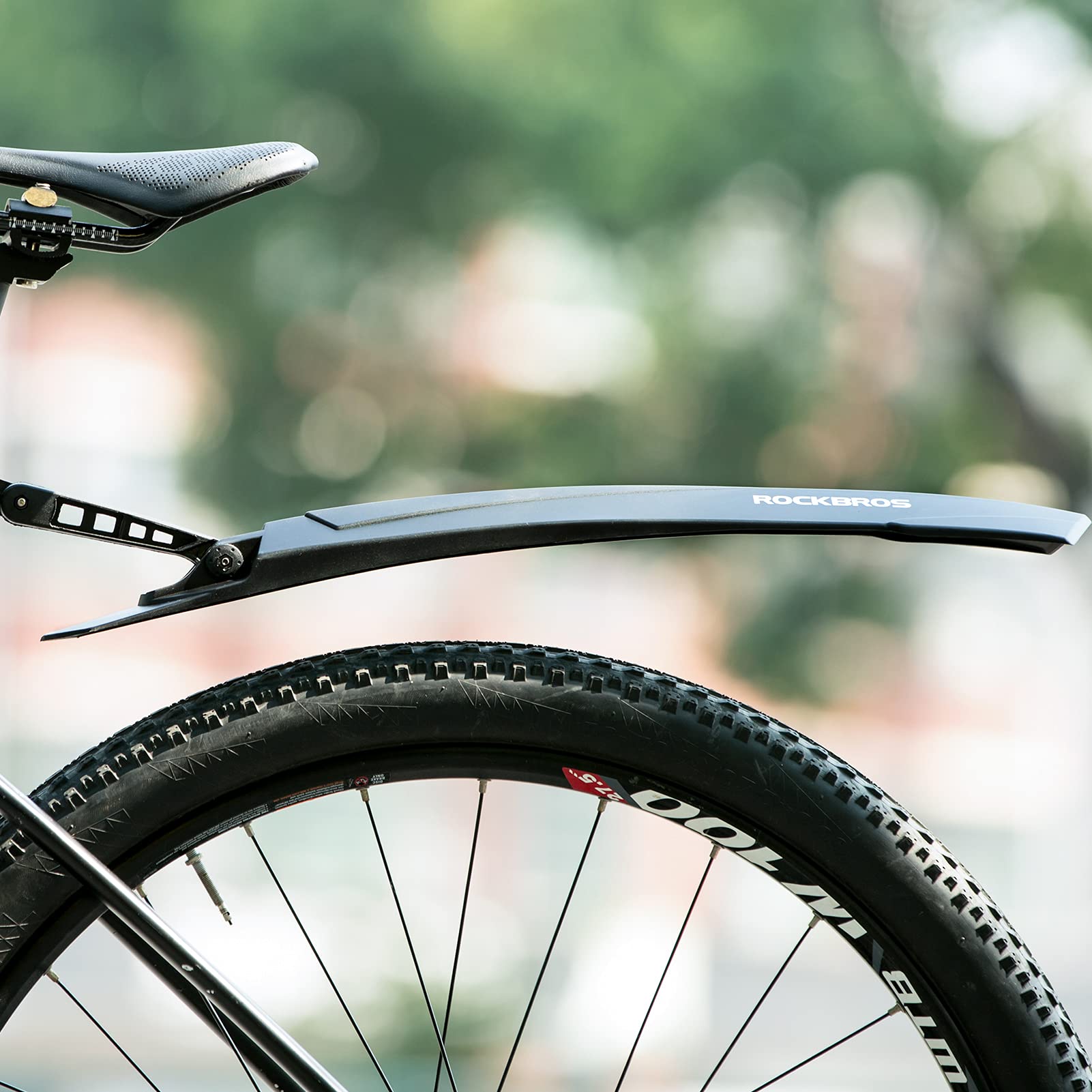 ROCKBROS Adjustable Bike Fenders Set - Universal Front & Rear Mud Guards for Mountain & Road Bikes - Waterproof Cycling Protection for Commuting, Off-Road & Wet Weather Riding