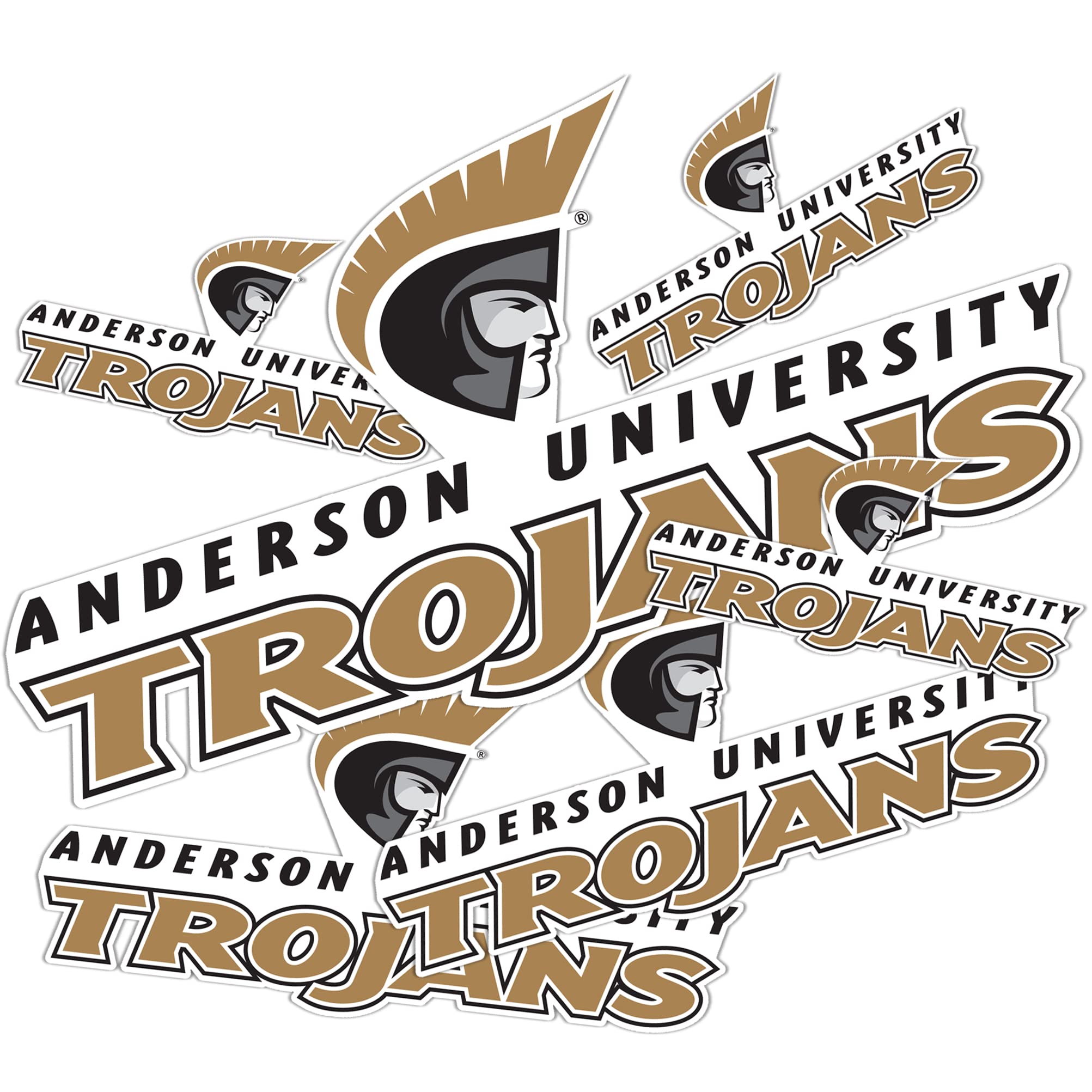 Desert Cactus Anderson University Stickers - Vinyl Decals for Laptop, Water Bottle, Car & Scrapbook - Trojan Pride Decoration - Perfect for Dorm Room, School Spirit & Fan Gifts