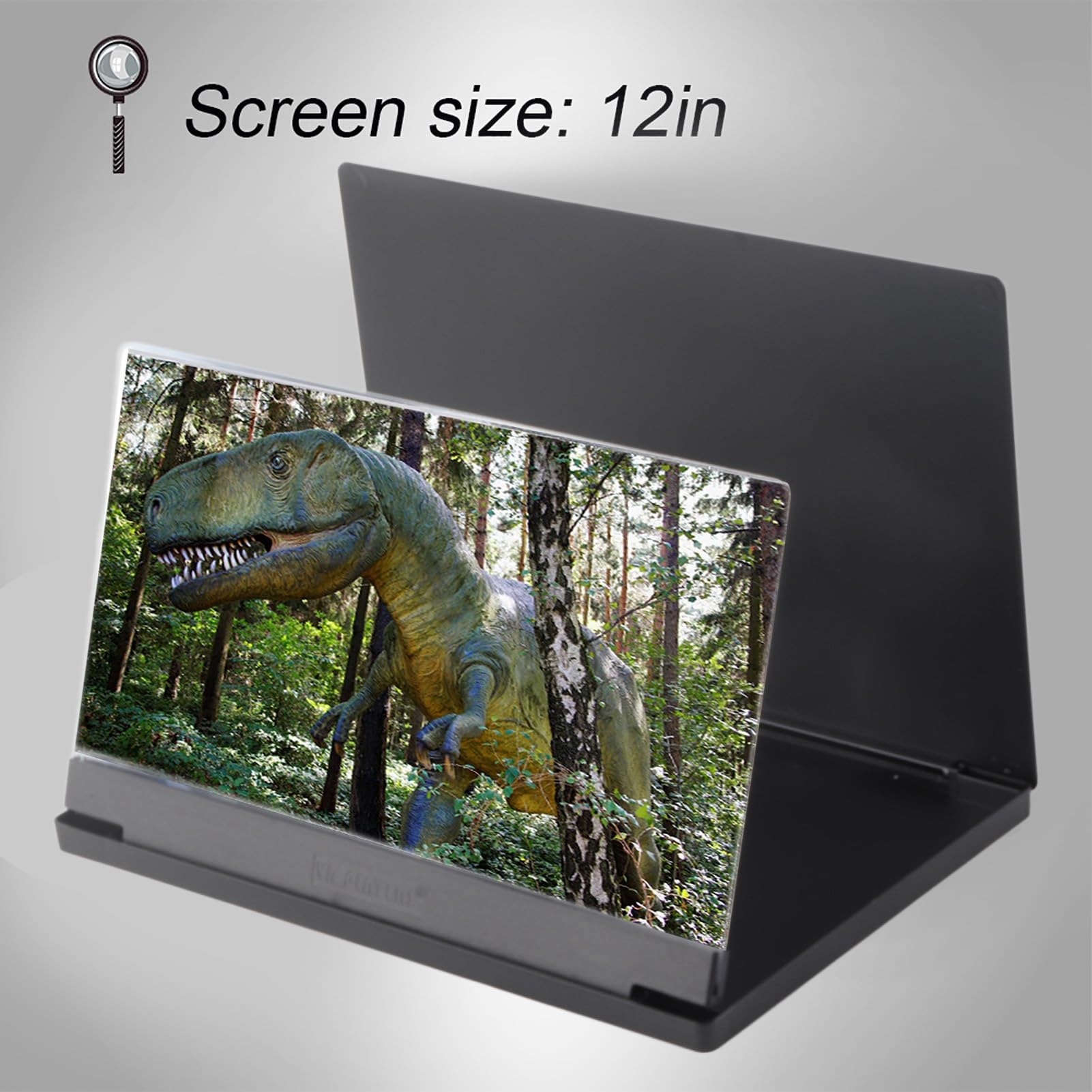 HD Mobile Phone Screen Magnifier - 3D Video Amplifier & Stand for Movies, Gaming & Reading (Compatible with All Smartphones) | Perfect for Home Entertainment, Bedside Viewing & Travel Use