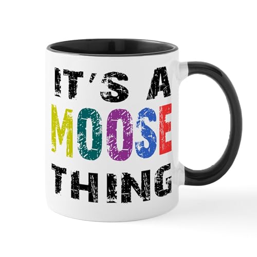 White/Black Inside - Moose THING Mug