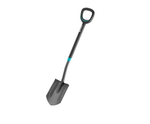 Gardena ErgoLine Pointed Spade 17012 - 20 Inch Heavy Duty Gardening Shovel for Digging, Planting & Landscaping - Perfect for Home Garden, Yard Work & Outdoor Projects