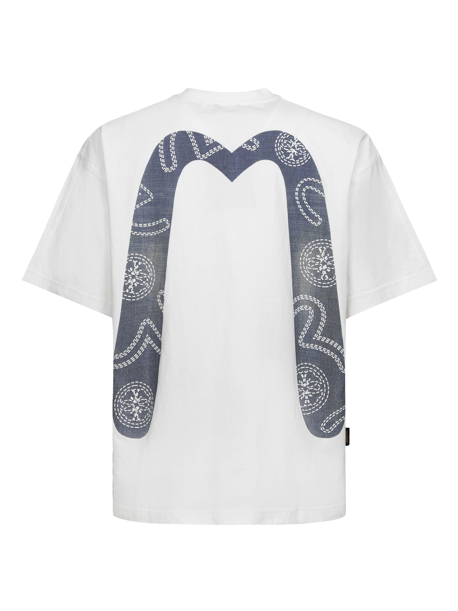 Stylish Foam Line Kamon & Seagull Print Loose Fit T-Shirt | Japanese Wave Graphic Tee | Casual Streetwear for Men & Women | Perfect for Beach Outings & Summer Fashion
