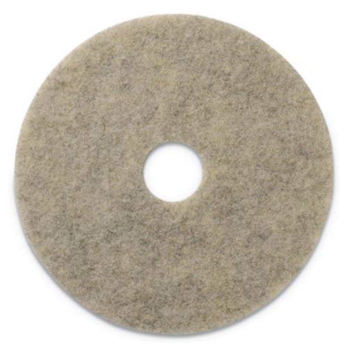 Americo Burnishing Pads 27 Inch - 2 Pack (4 Cartons) Gray Black Floor Buffing Pads for Concrete, Marble & Tile Polishing - Professional Floor Care & Restoration
