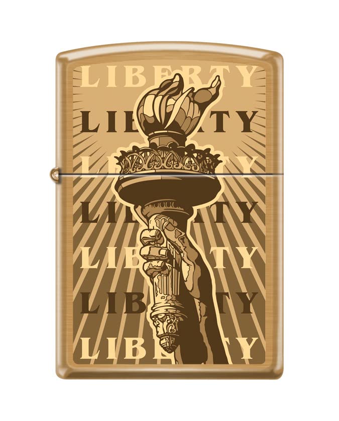 Brushed Brass Liberty Torch Z5508