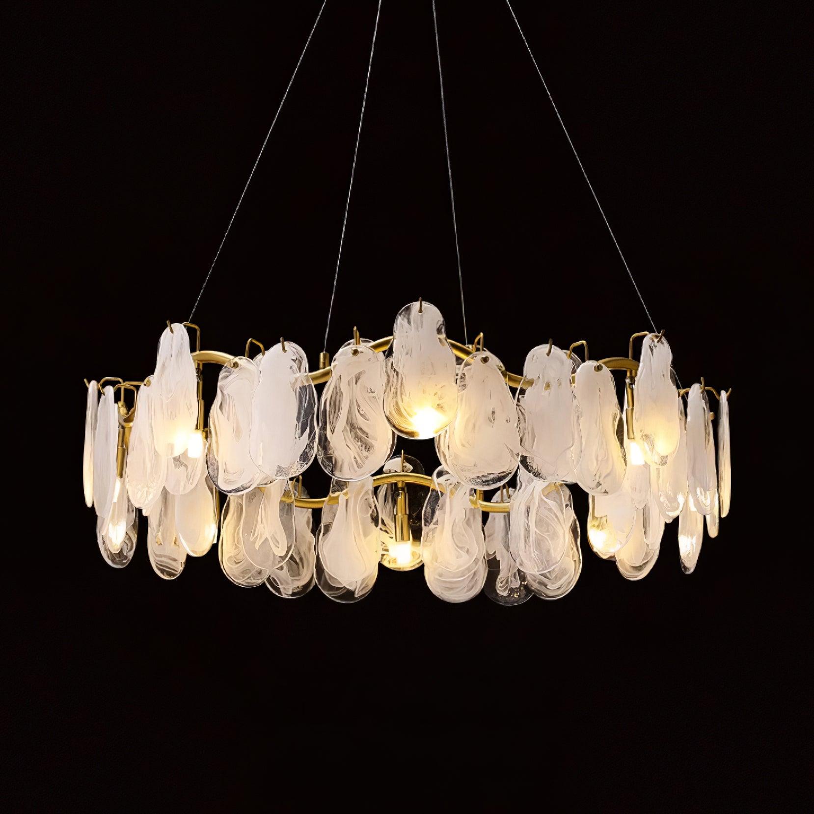 Mahina Cloud Chandelier - Modern LED Ceiling Light Fixture for Bedroom, Living Room & Dining Room - Elegant Cloud-Shaped Lighting for Home Decor & Interior Design