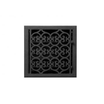 9x9 Inch Oversized Smooth Cast Iron Floor Register - Old Victorian Style Air Vent Cover for Home Heating & Cooling Systems | Perfect for Vintage & Classic Interior Decor