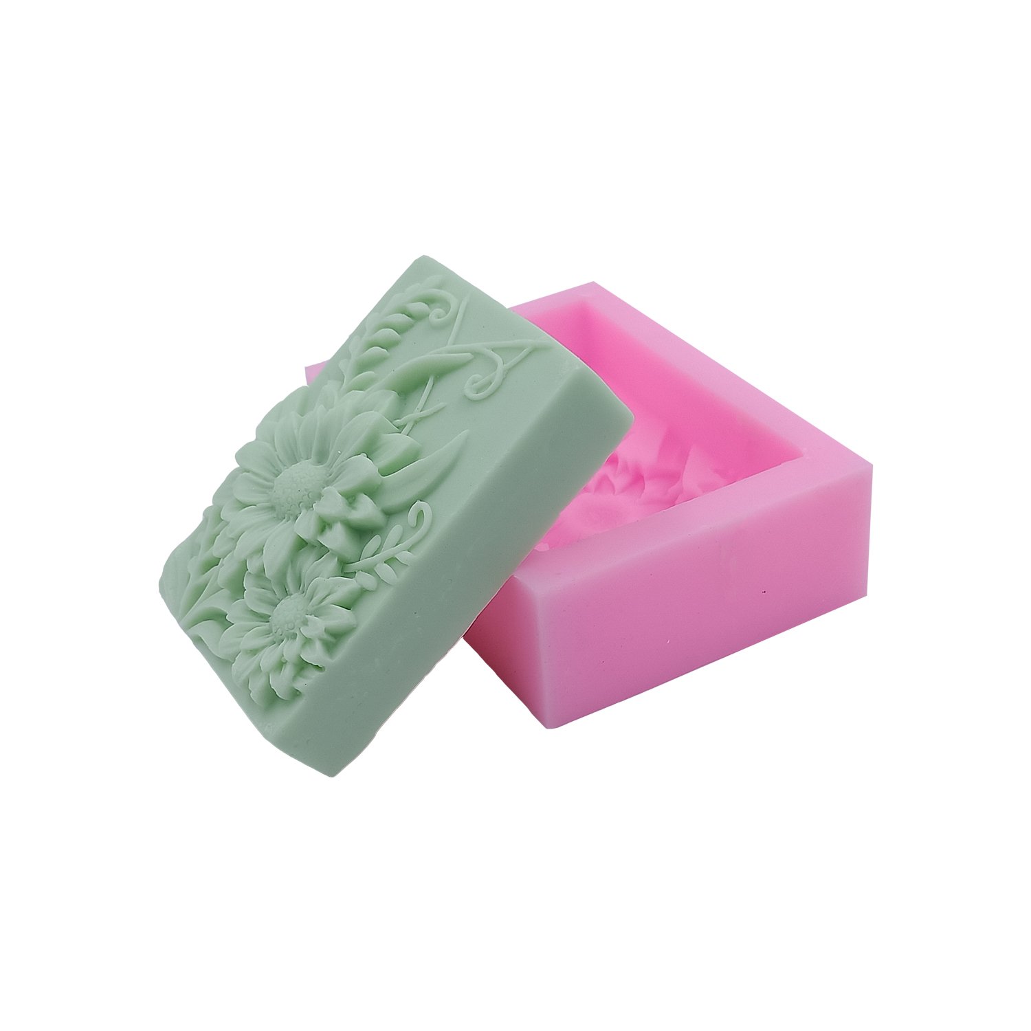 Morning Glory Flower Silicone Molds for Soap, Candles, Resin & DIY Crafts - Perfect for Home Decor, Wedding Favors, and Gift Making