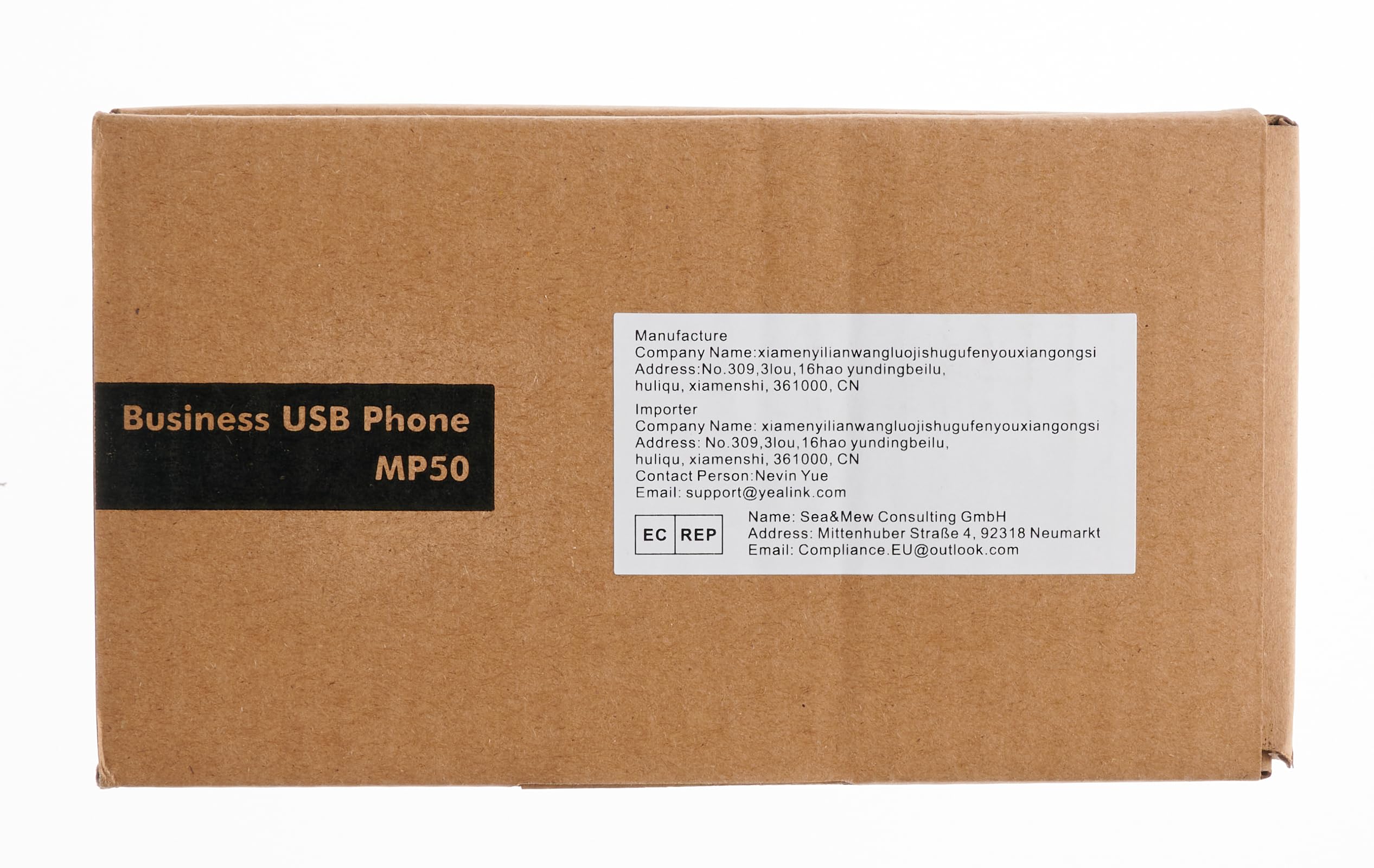 Yealink MP50 USB Phone Handset - Microsoft Teams & Skype for Business Certified, Bluetooth Desktop Phone for PC - Convert Mobile to Office Phone (No SIP/VoIP Registration) - Ideal for Remote Work, Call Centers & Home Office Setup