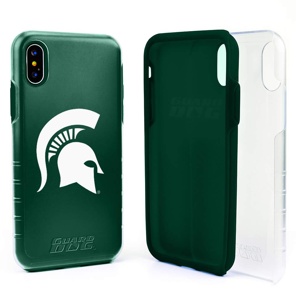 Michigan State Spartans iPhone X/Xs Case with Screen Protector for Daily Protection