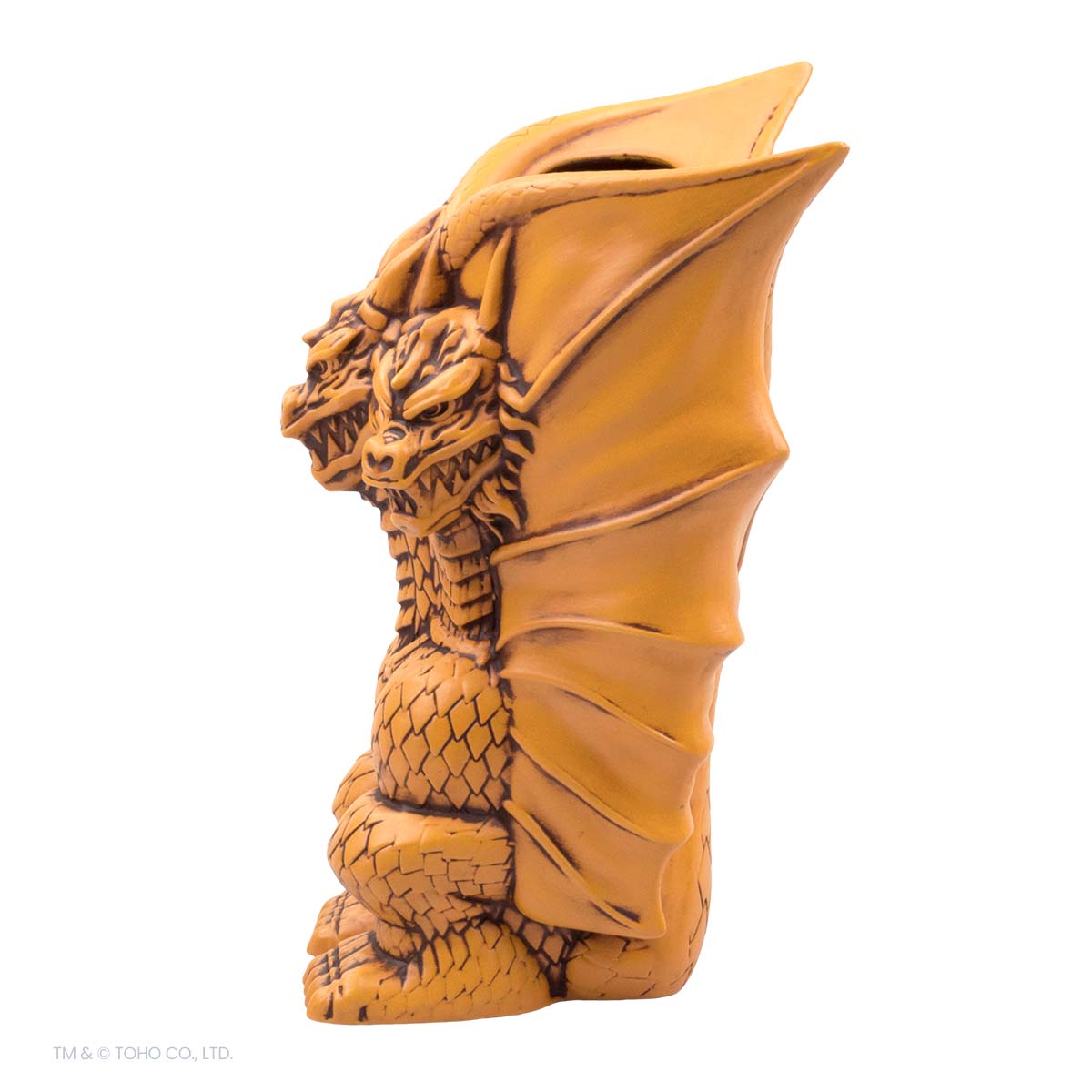 King Ghidorah Tiki Mug - Collectible Godzilla Monster Ceramic Cup for Tropical Cocktails & Home Bar Decor - Perfect for Themed Parties, Anime Fans & Kaiju Lovers
