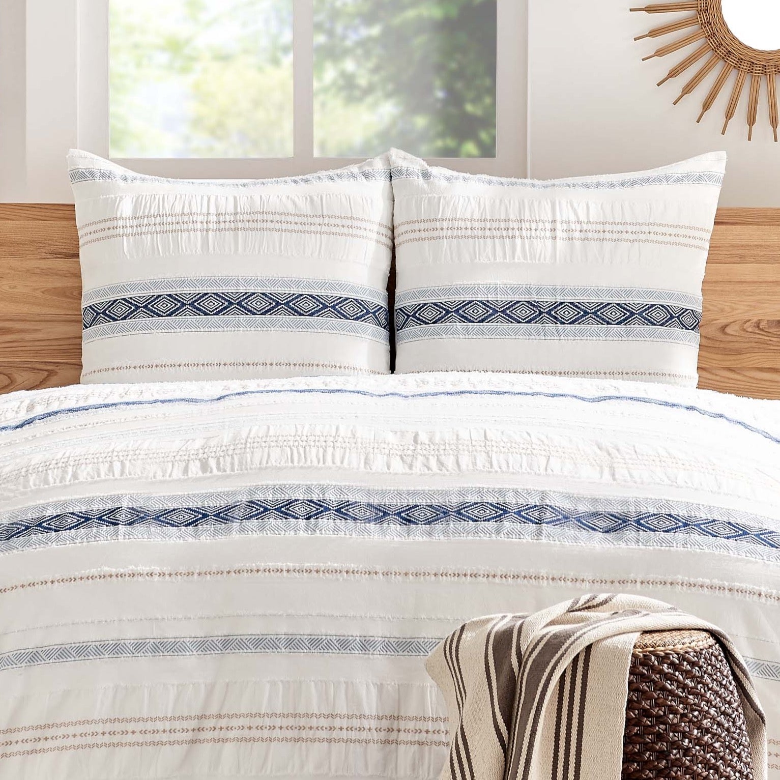 Pickford Euro Sham Pillowcase Set of 2 - Standard Size 26x26 Inch - Luxury Hotel Quality Bedding - Perfect for Guest Rooms, Master Bedrooms & Home Decor