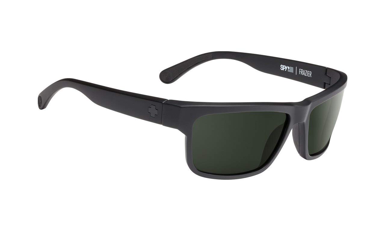 Spy Optic Frazier Wrap Polarized Sunglasses for Men & Women - UV Protection, Anti-Glare, Lightweight - Perfect for Driving, Running, Cycling & Outdoor Sports