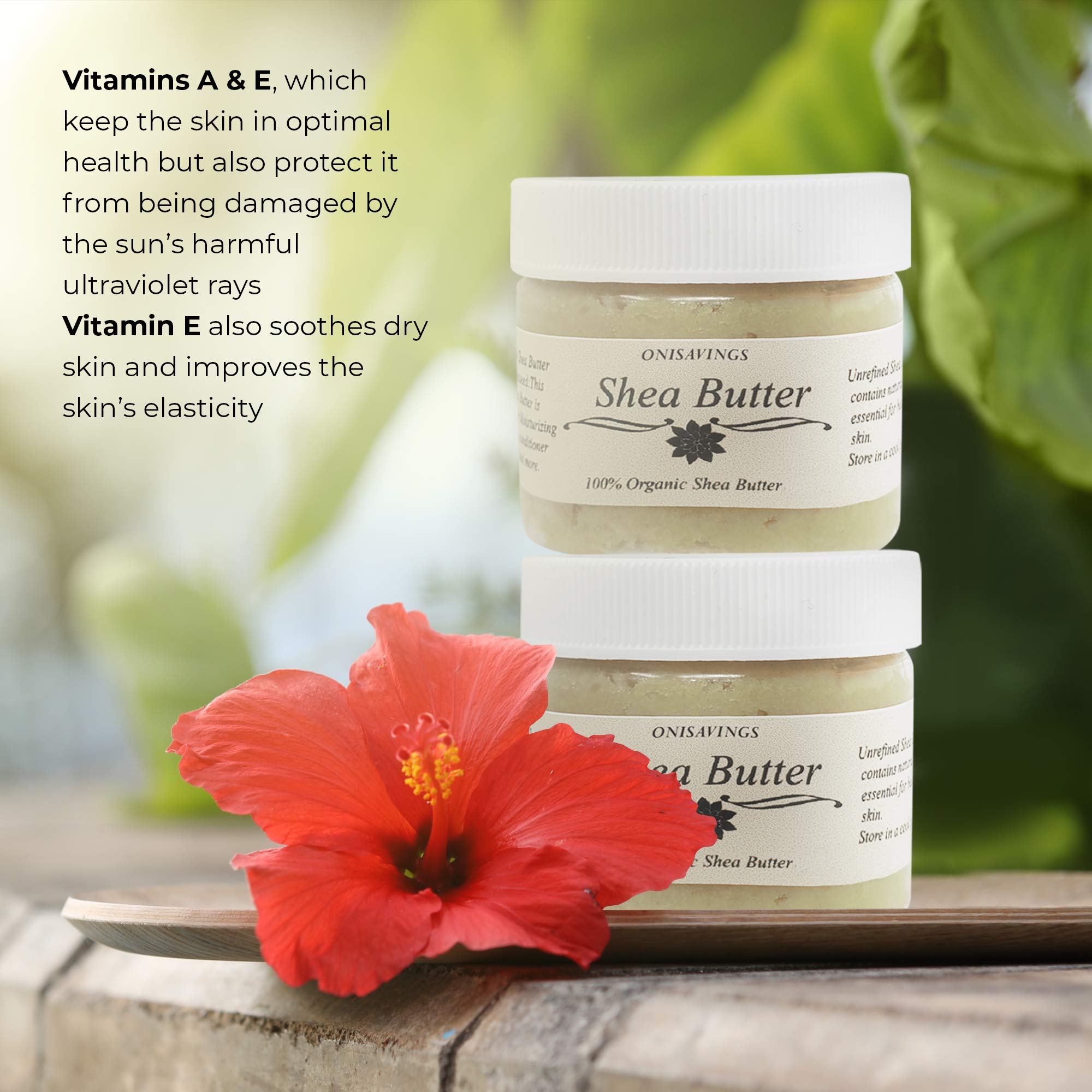 Organic Raw Unrefined African Shea Butter Cream - 100% Pure Natural Moisturizer for Face, Body & Hair - Treats Dry Skin, Eczema & Stretch Marks - Travel Size 4oz - Perfect for Daily Skincare, DIY Beauty Recipes & On-the-Go Hydration