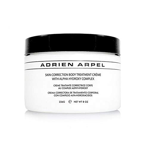 Adrien Arpel Skin Correction Body Cream - Exfoliating & Hydrating Moisturizer with 0.5% Glycolic AHA - Lightweight Lotion for Dry Skin & Bump Smoothing - 8 oz - Perfect for Daily Body Care & Keratosis Pilaris Treatment