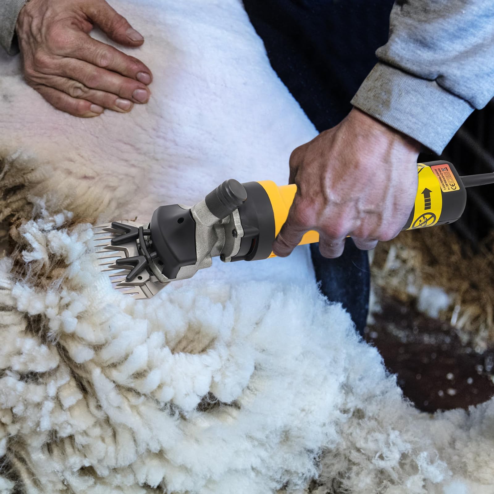 Electric Carpet Trimmer - 2800RPM Low Vibration Carpet Shear & Rug Trimming Tool for Professional Carpet Sculpting, Tufting & Carving (15