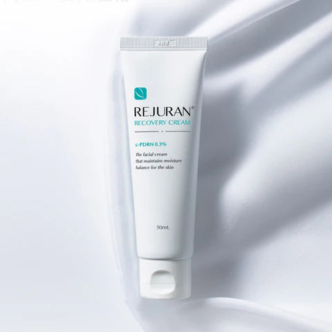 Rejuran Recovery Cream with PDRN 0.3% - 50ml Anti-Aging Moisturizer for Skin Repair & Hydration - Perfect for Daily Skincare Routine & Post-Procedure Care