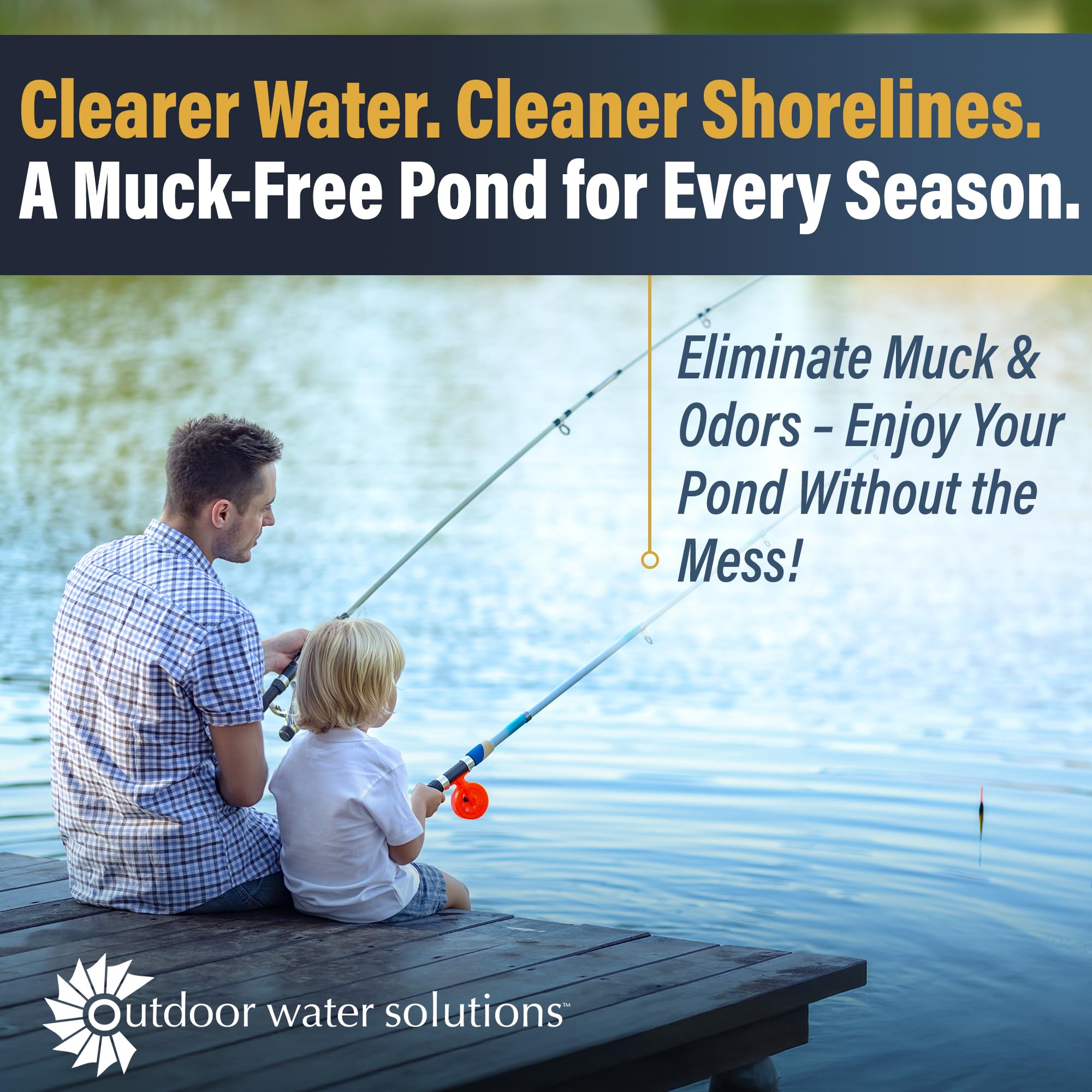 25lb Lake and Pond Muck Pellet Tablets - Fast Acting & Easy to Apply for Water Treatment | Perfect for Algae Control & Pond Maintenance