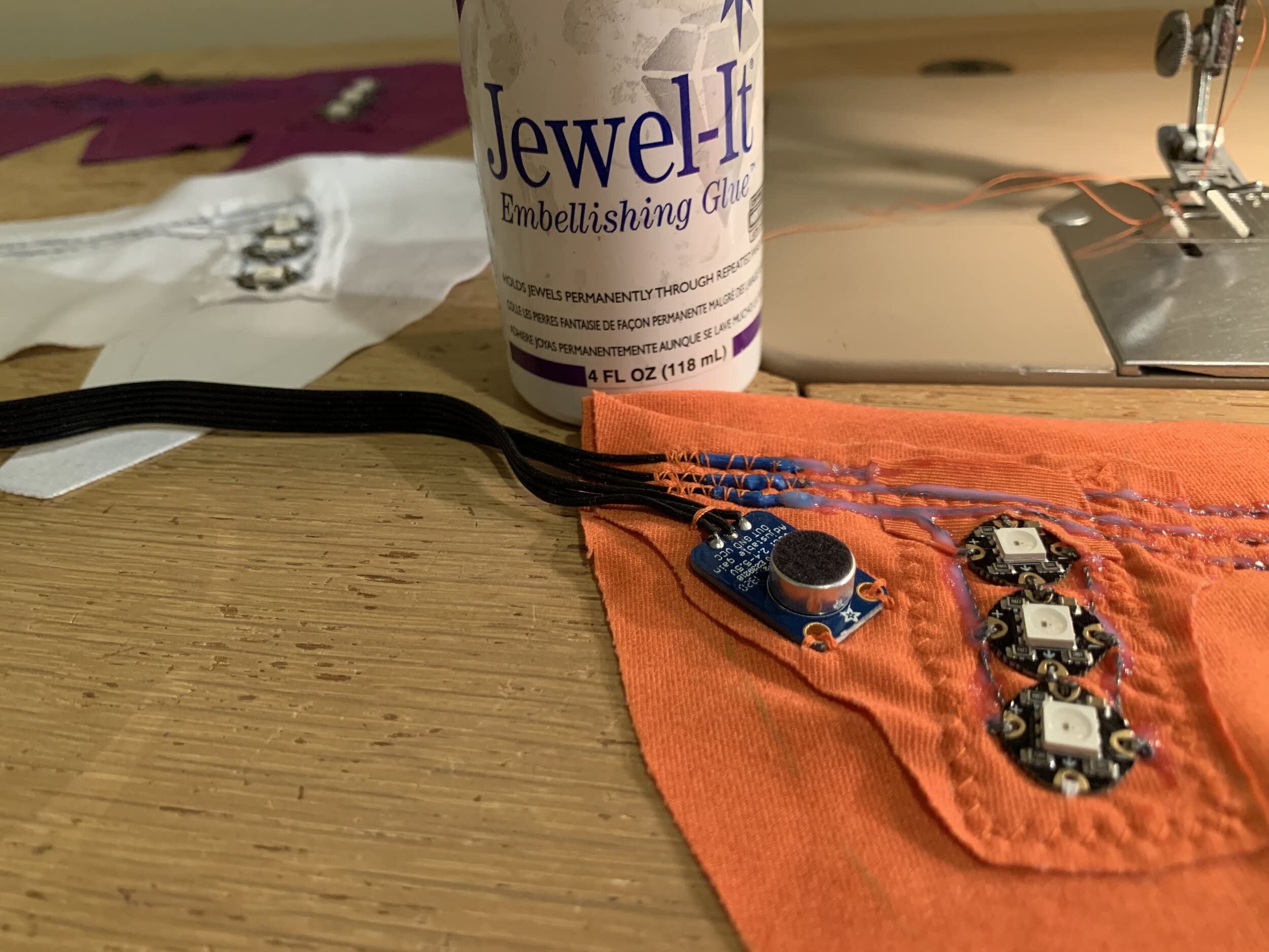 Jewel-It Fabric Glue 2oz with Accessories for DIY Crafts & Jewelry Making