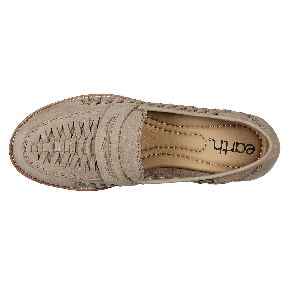 Earth Women's Ella Flat Loafers - Comfortable Slip-On Shoes for Women - Casual & Office Wear - Perfect for Work, Travel & Everyday Use