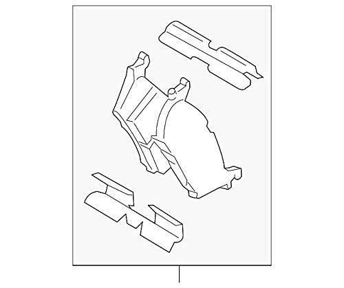 Ford PAD - High Performance Brake Pads for Cars & Trucks | Durable & Reliable Braking | Perfect for Daily Commute, Off-Roading & Heavy-Duty Use
