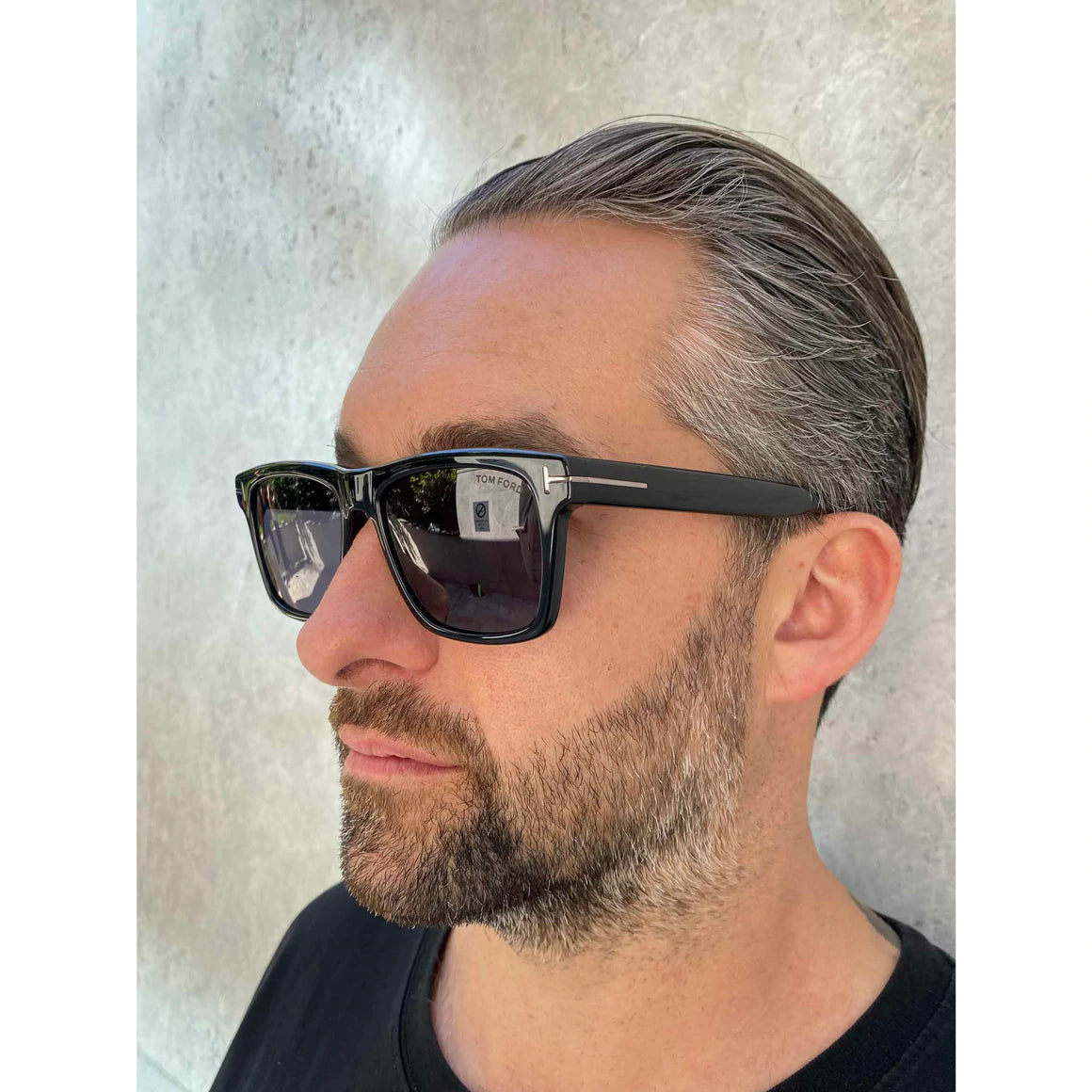 Tom Ford 0906 01A 56 Black Grey Sunglasses - Premium Luxury Shades for Men & Women - Perfect for Outdoor Activities, Driving & Fashion Statements