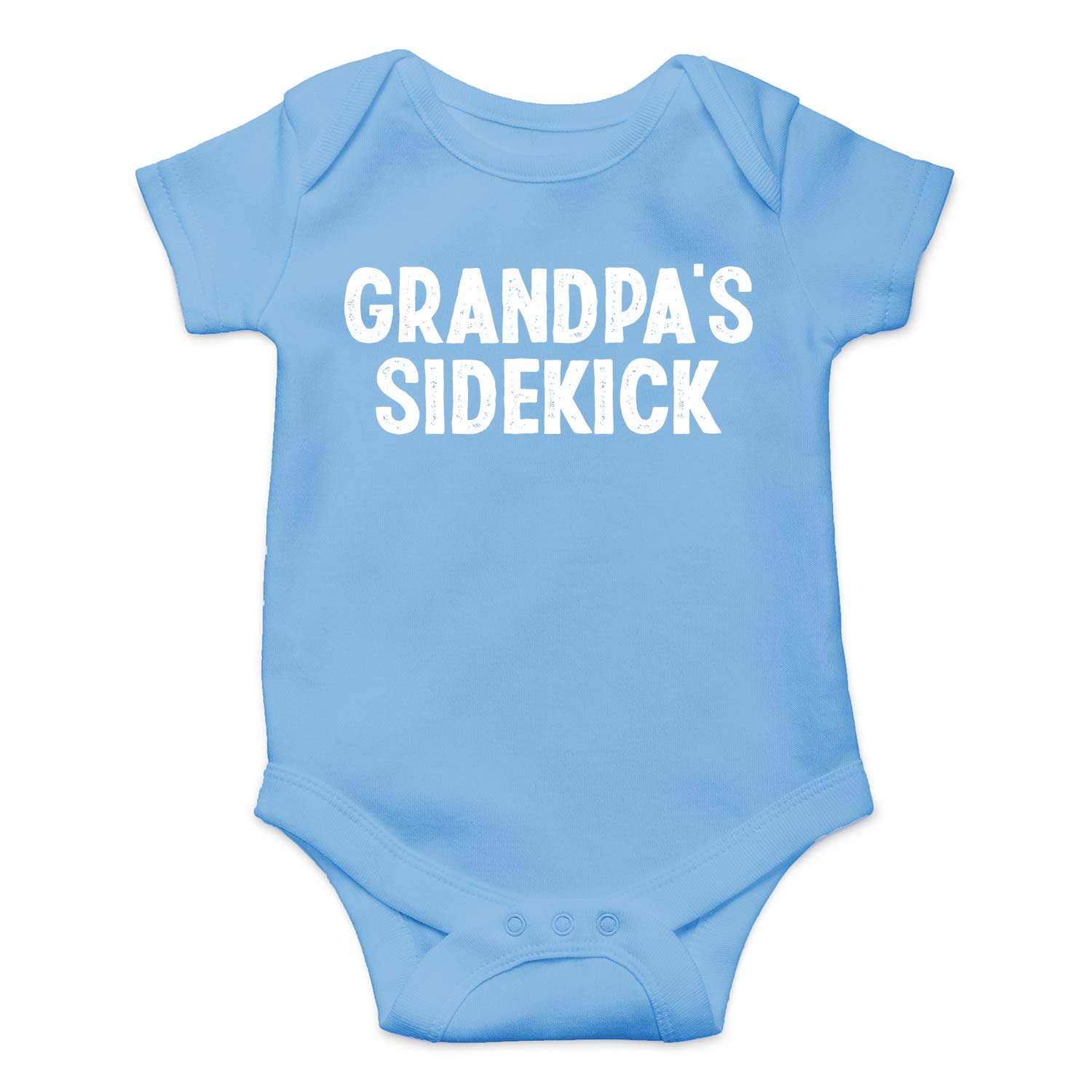 Funny Baby Bodysuit - Grandpa's Sidekick Onesie - Newborn Baby Girl & Boy Outfit - Cute Infant Essentials for Playtime & Family Photos