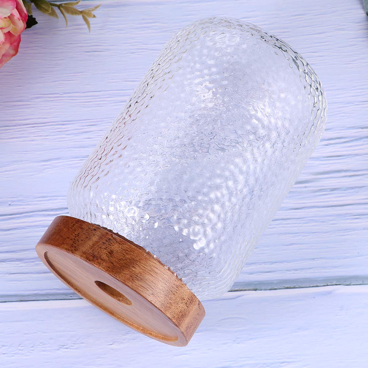 Glass Spaghetti & Food Storage Container - Airtight Terrarium Jar for Powder, Cookies & Tea | Perfect for Kitchen Pantry, Baking & Home Organization
