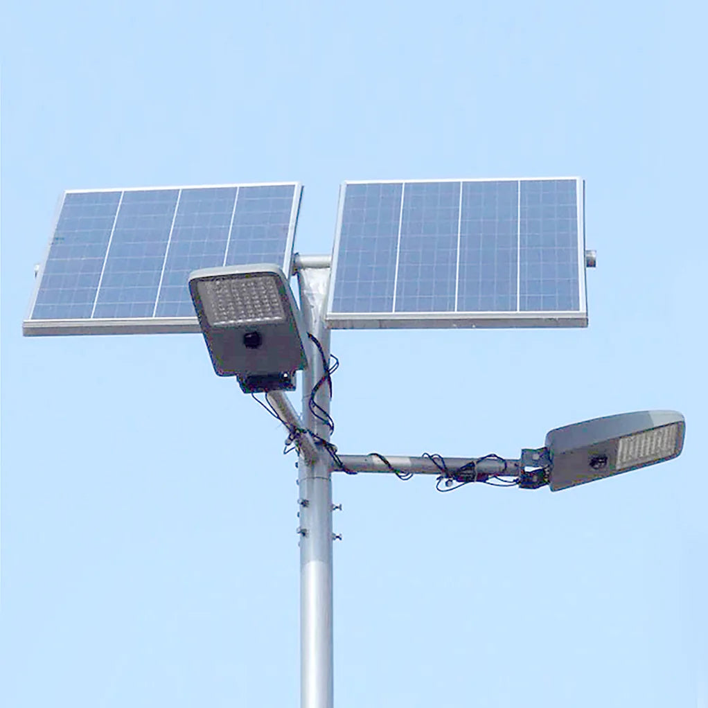 60W Solar Billboard Light - 7200 Lumens, 5000K Daylight White, IP67 Waterproof, Pole/Yoke Mount - 3 Year Warranty | Ideal for Outdoor Advertising Signs, Parking Lots, and Street Lighting