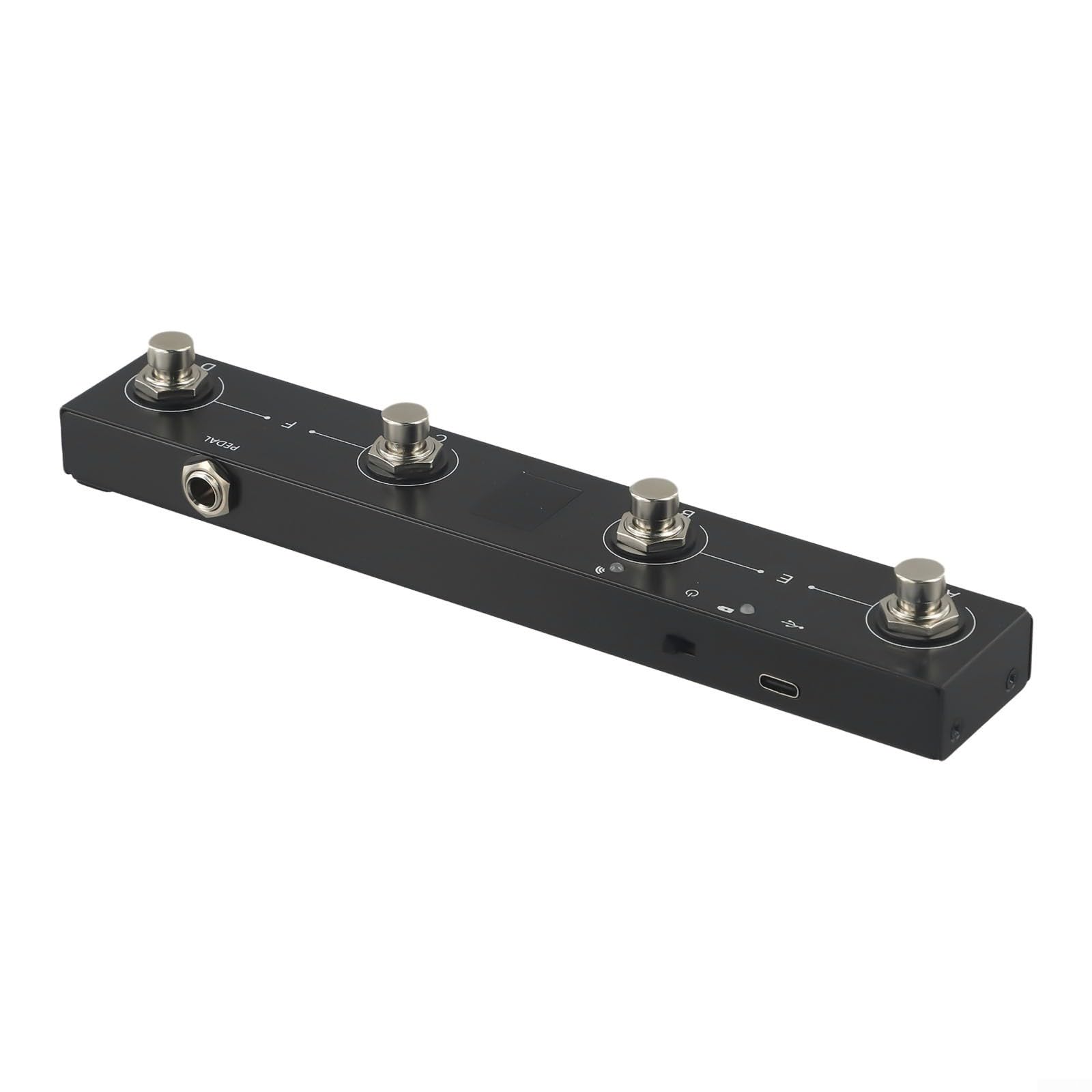Metal Chocolate BT Wireless MIDI Controller - Rechargeable 4-Button Portable MIDI Foot Pedal for Music Production & Live Performance | Perfect for Guitarists, DJs & Electronic Musicians