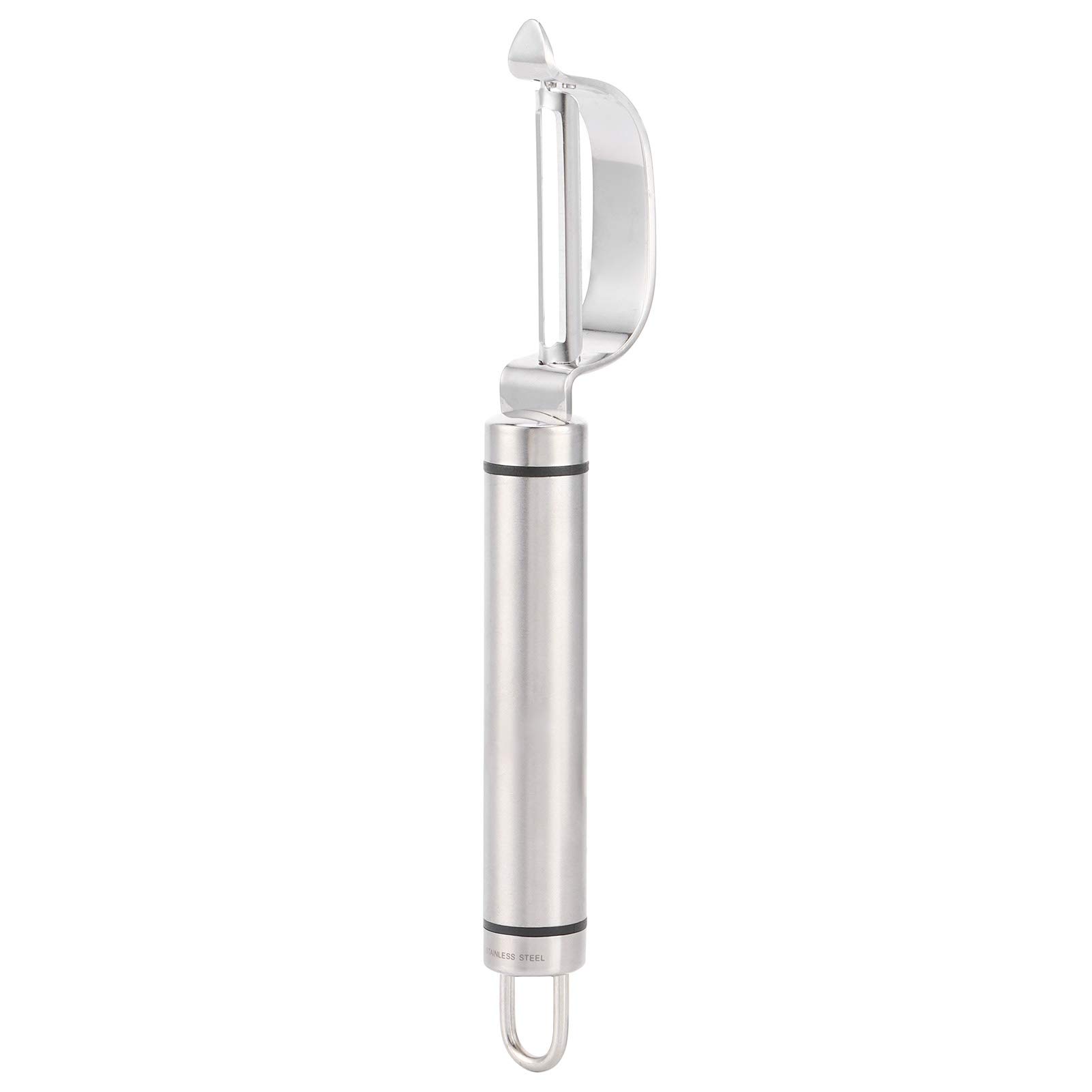 Stainless Steel Fruit & Vegetable Peeler - Safe, Easy-to-Use 304 Stainless Steel Peeler for Potatoes, Apples, Pears, Tomatoes, Carrots & Cucumbers | Portable Kitchen Tool for Peeling, Slicing & Food Prep