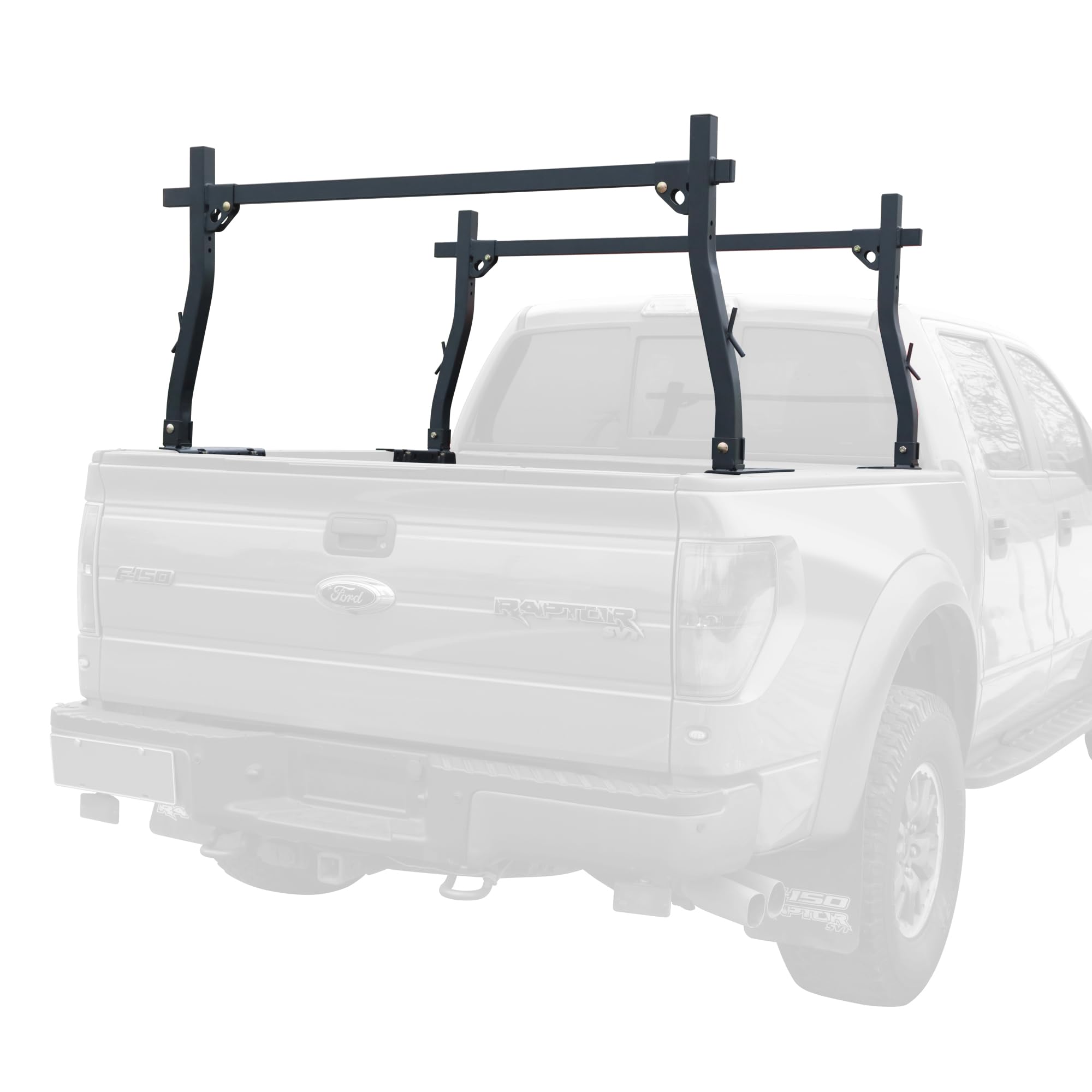 POLESTAR Heavy Duty Steel Truck Ladder Rack - 1000lbs Capacity Universal Pickup Bed Rack - 45-66