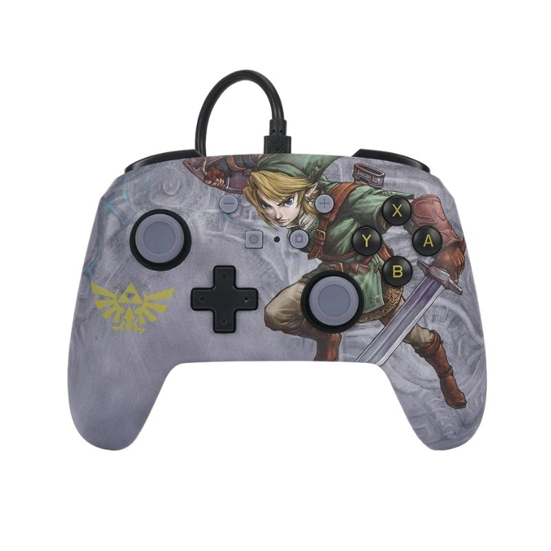 PowerA Enhanced Wireless Controller for Nintendo Switch - Zelda Valiant Link Edition with USB-C Cable | Perfect for Gaming, Travel & Multiplayer Sessions