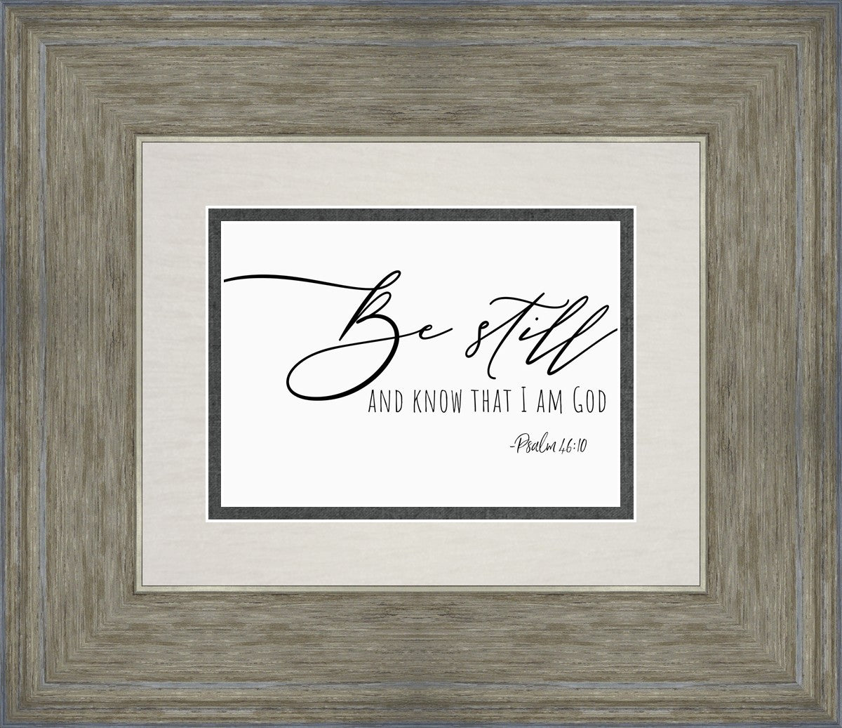 Be Still By Paige Tilly - Inspirational Wall Art Decor for Home & Office - Perfect for Living Room, Bedroom or Gift Giving