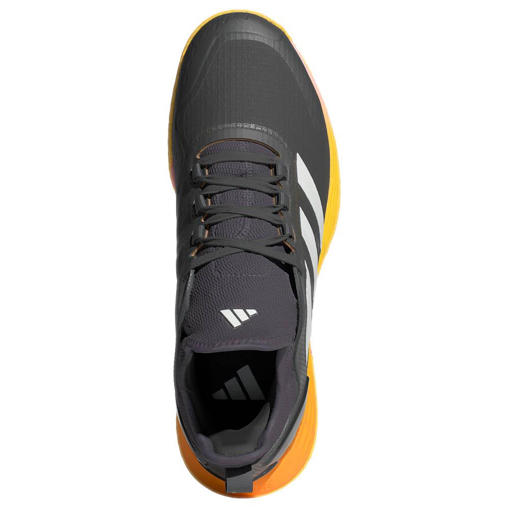 Adidas Men's Adizero Ubersonic 4.1 Tennis Shoes - Aurora Black/Zero Metallic | Lightweight Performance Court Sneakers for Competitive Play & Training