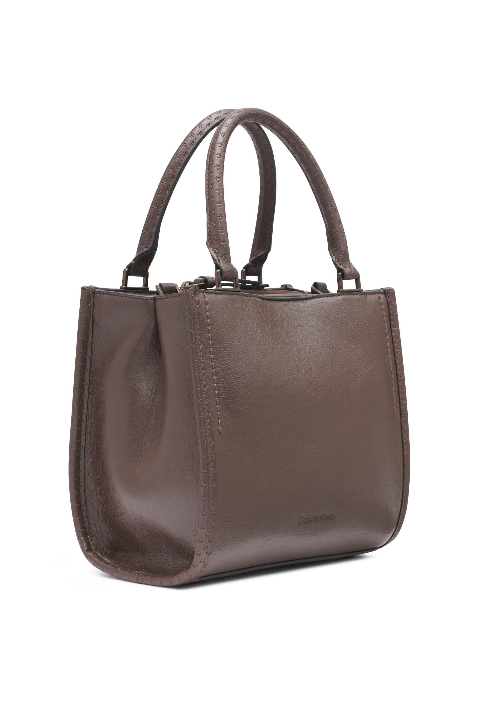 Calvin Klein Sophia Triple Compartment Crossbody Bag for Women - Stylish Leather Shoulder Purse with Multiple Pockets, Perfect for Work, Travel and Everyday Use