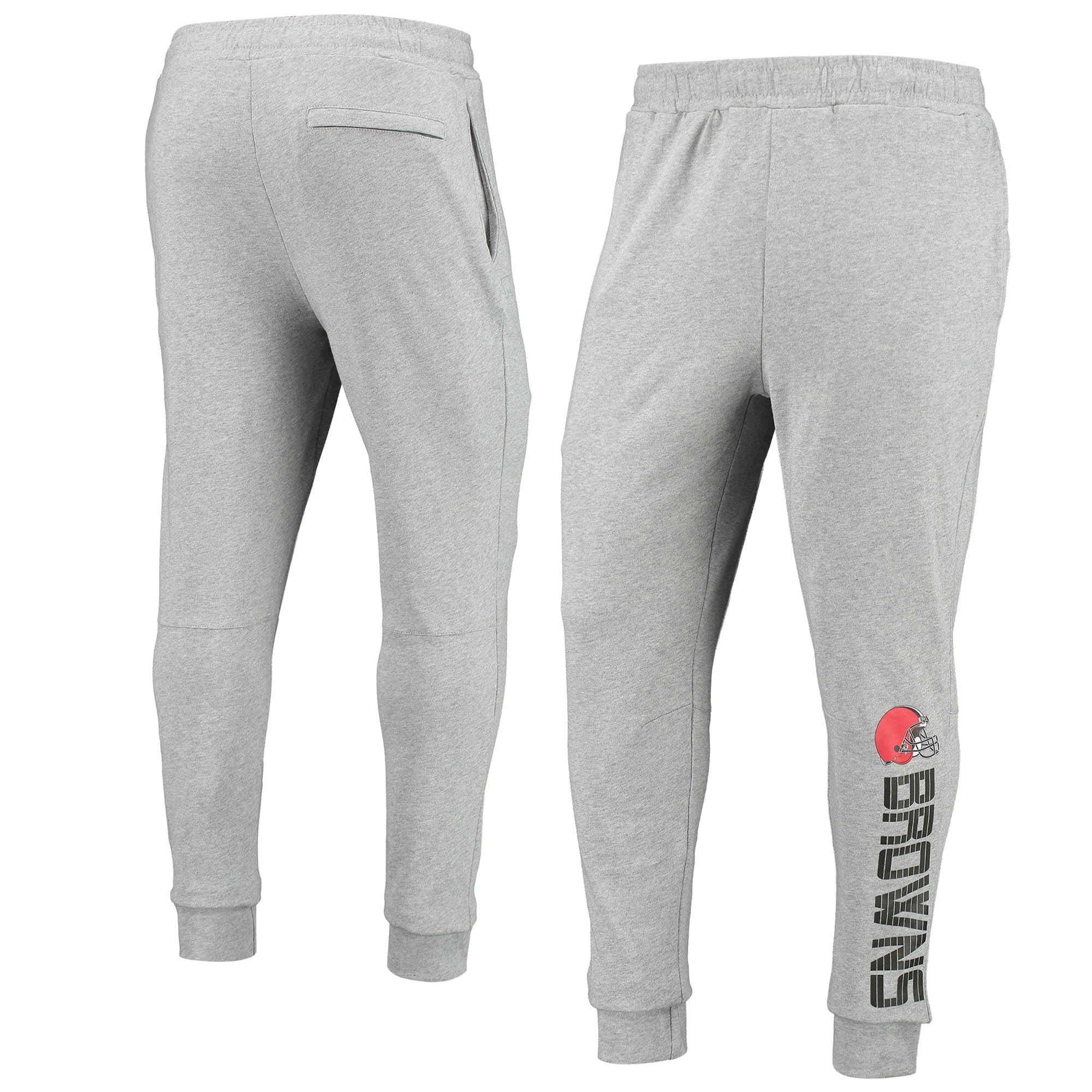 Michael Strahan MSX Men's Heathered Gray Green Bay Packers Jogger Pants - Comfortable NFL Team Sweatpants for Casual Wear, Lounging & Game Day Outfits