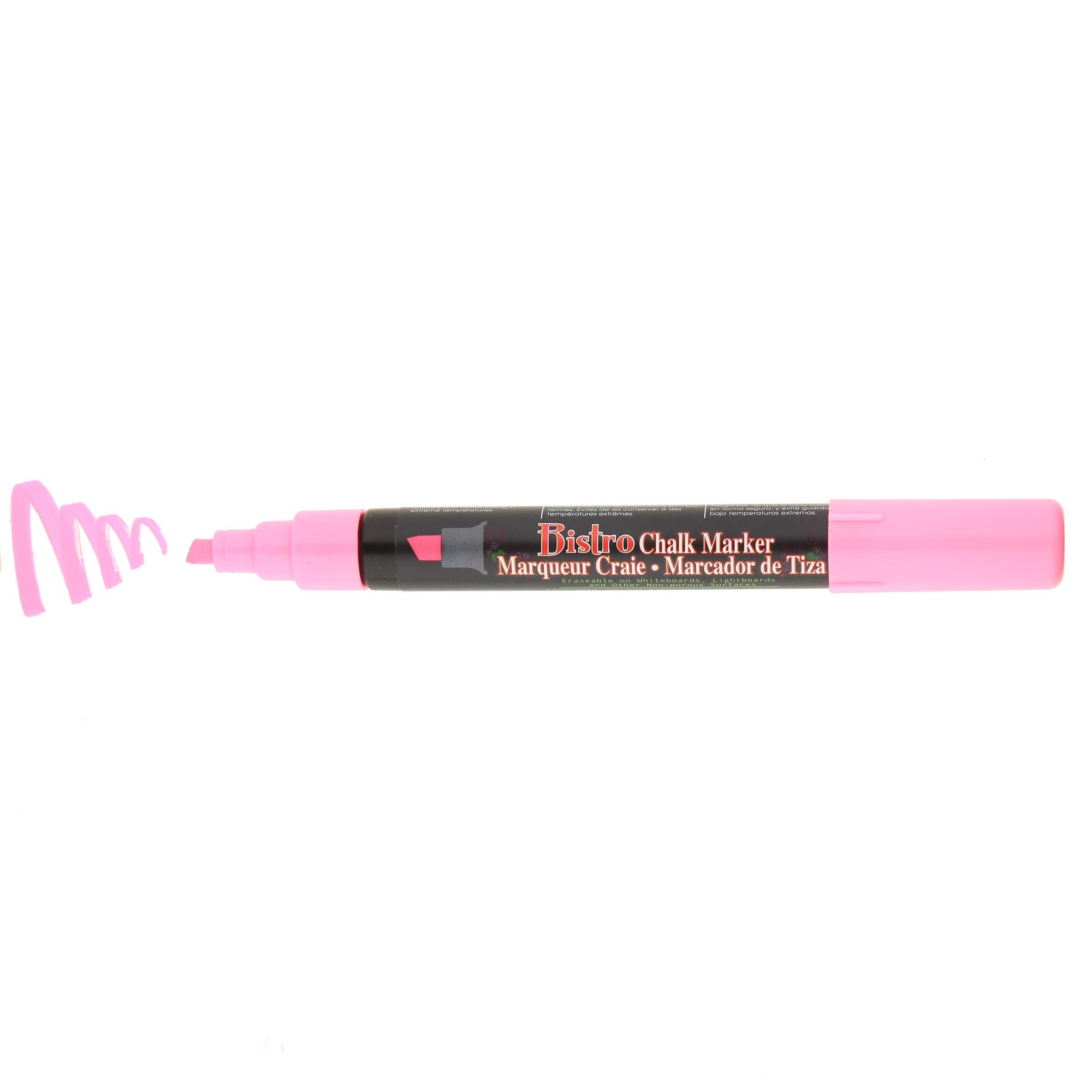 Uchida Chisel Tip Bistro Chalk Marker - Fluorescent Pink Art Supplies for Restaurants, Cafes, Signage & DIY Crafts