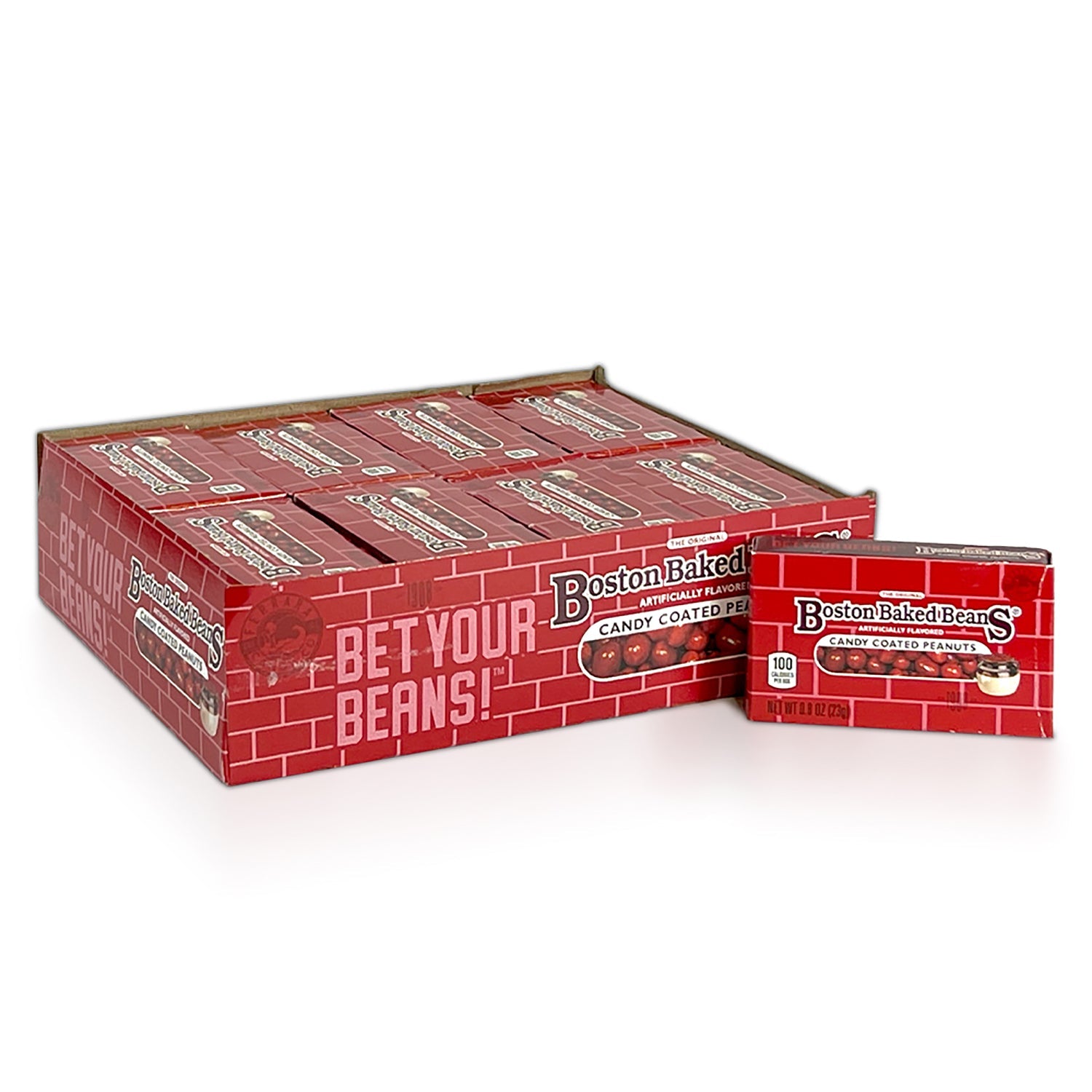 Ferrara Boston Baked Beans Candy | 24 Count Box | Classic American Sweet Snack for Parties, Gifts & Movie Nights