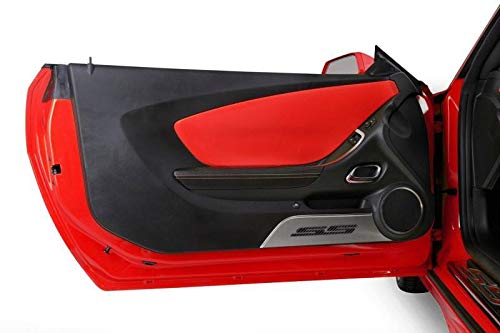 2010-2015 Chevy Camaro SS Carbon Fiber Door Panel Kick Plates - 2 Piece Set for Enhanced Interior Protection & Style | Perfect for Car Enthusiasts & Show Vehicles