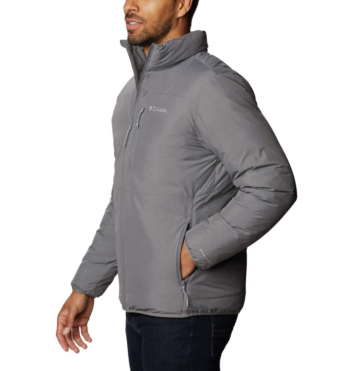 Columbia Men's Grand Wall Jacket - Waterproof Hiking Jacket for Outdoor Adventures | Windproof & Breathable Raincoat for Camping, Trekking & Travel