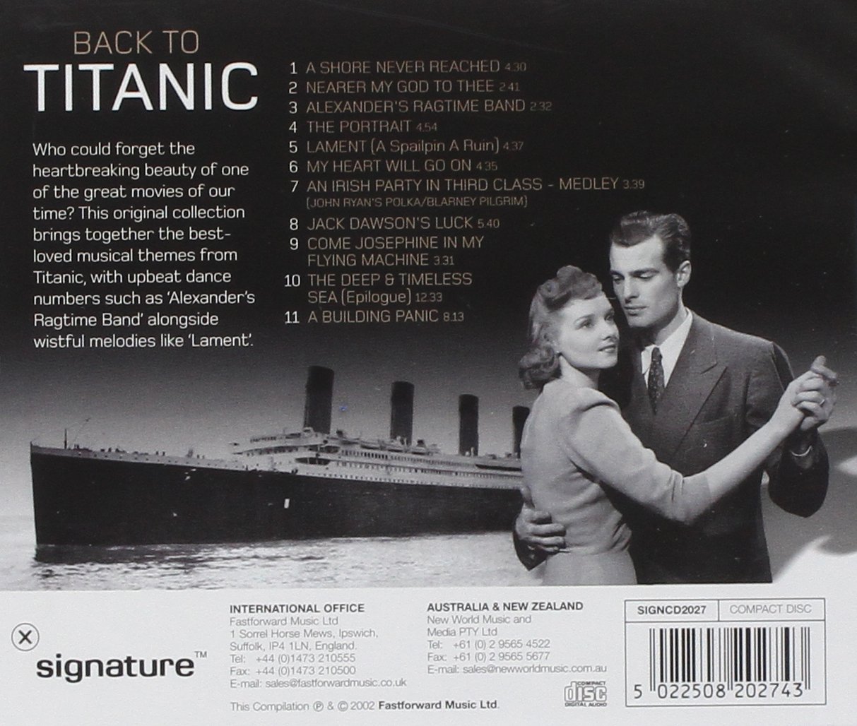 Back to Titanic - Original Soundtrack & Music Collection | Perfect for Movie Nights, Historical Enthusiasts & Relaxation