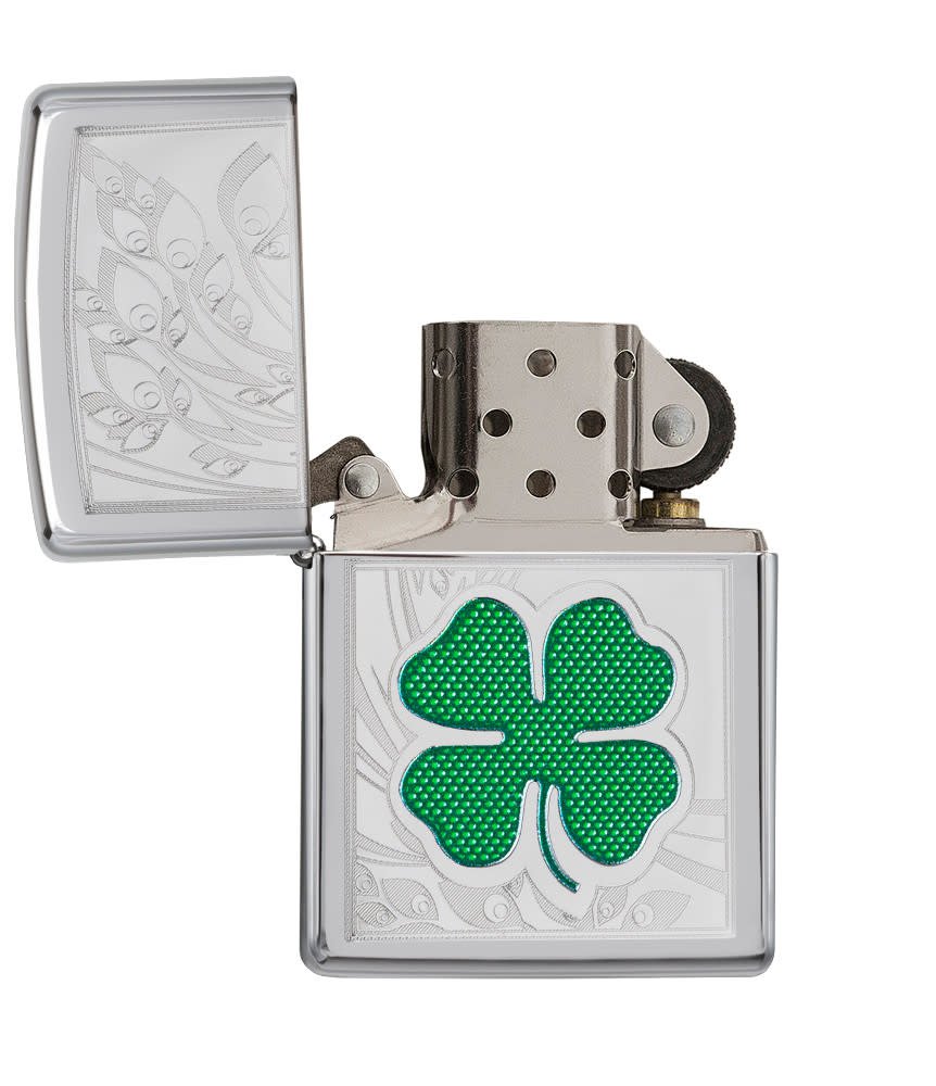 Premium Clover High Polish Chrome Design - Elegant Home & Office Decor for Modern Spaces