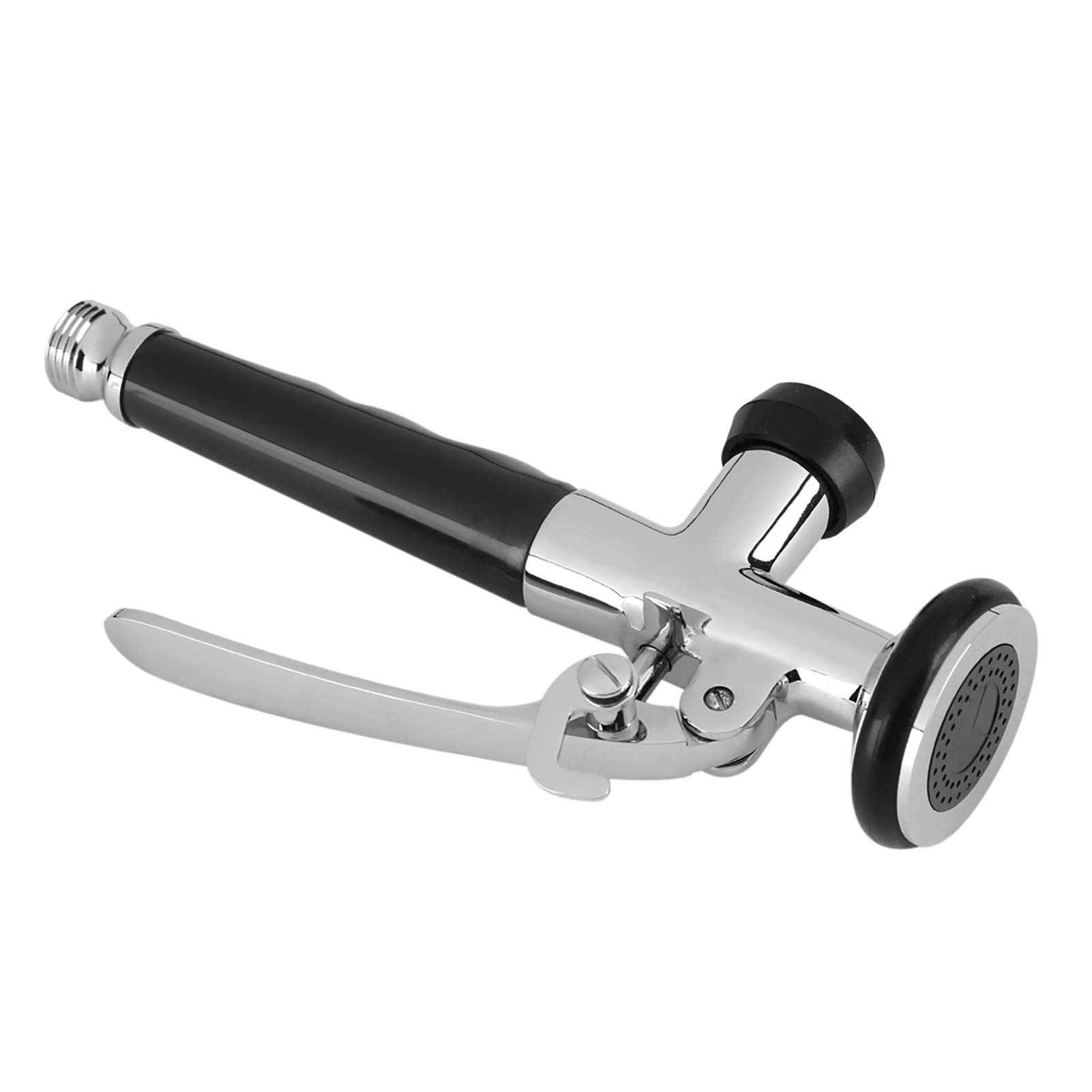 Oumefar Pre-Rinse Swivel Sprayer Faucet Set - Pull Down Kitchen Sink Faucet with Handle Grip - High Pressure Sprayer for Washing Dishes, Fruits & Vegetables - Perfect for Bathroom, Kitchen & Utility Sink