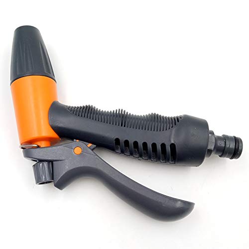 2-Pattern Garden Hose Nozzle Sprayer - Heavy Duty Water Gun for Car Washing, Lawn Watering & Garden Sprinkling | Perfect for Outdoor Cleaning, Plant Care & Vehicle Maintenance