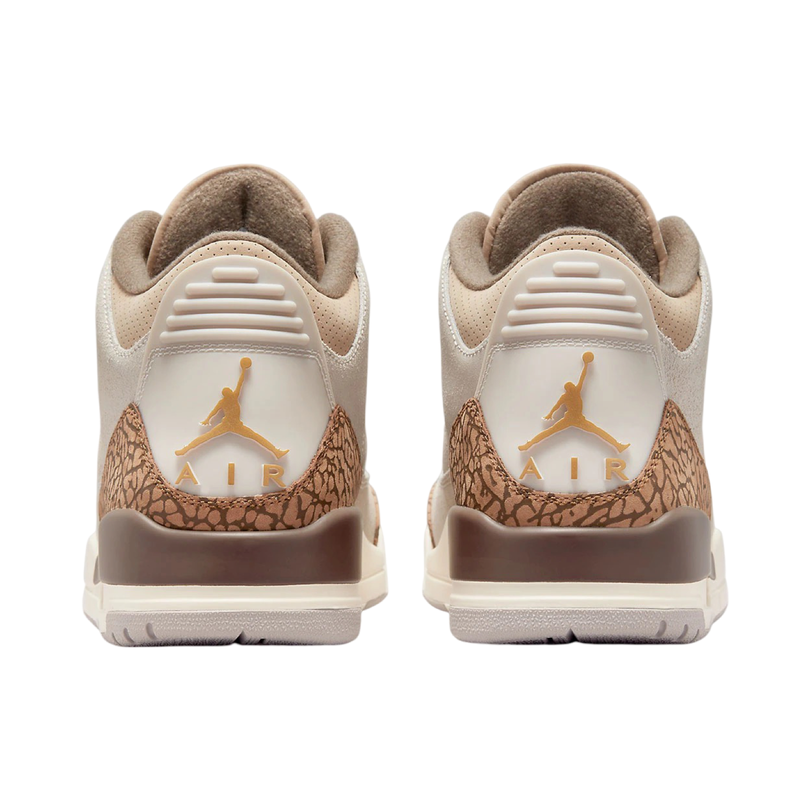 Air Jordan 3 Retro Sneakers - Light Orewood Brown & Metallic Gold - Men's Basketball Shoes for Casual Wear & Street Style