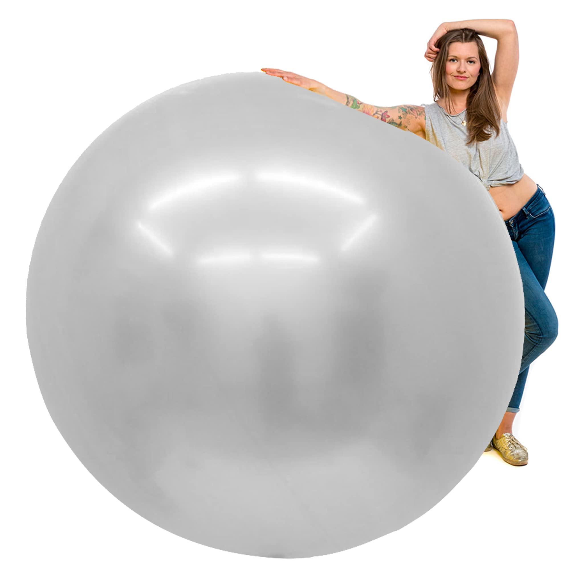 72 Inch Giant Jumbo Balloons for Party Decorations - Inflatable with Air, Helium or Water - Perfect for Birthday, Wedding, Baby Shower & Graduation Events